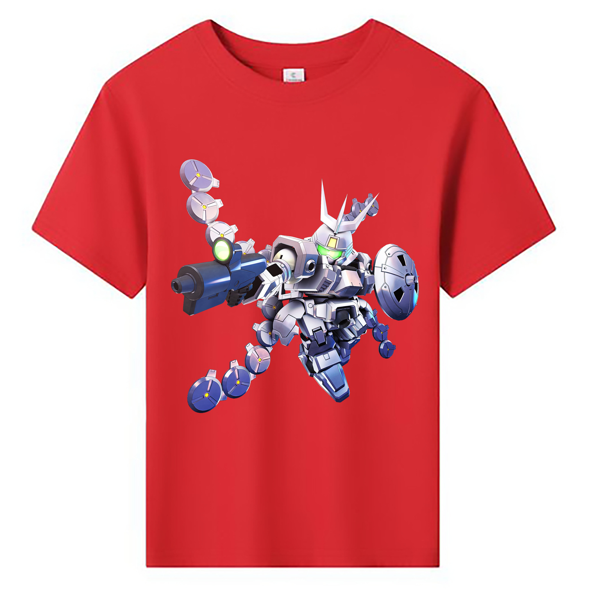 （画像用） 機動戦士ガンダム Mobile Suit Gundam 綿100％キッズTシャツ（フロントプリント）