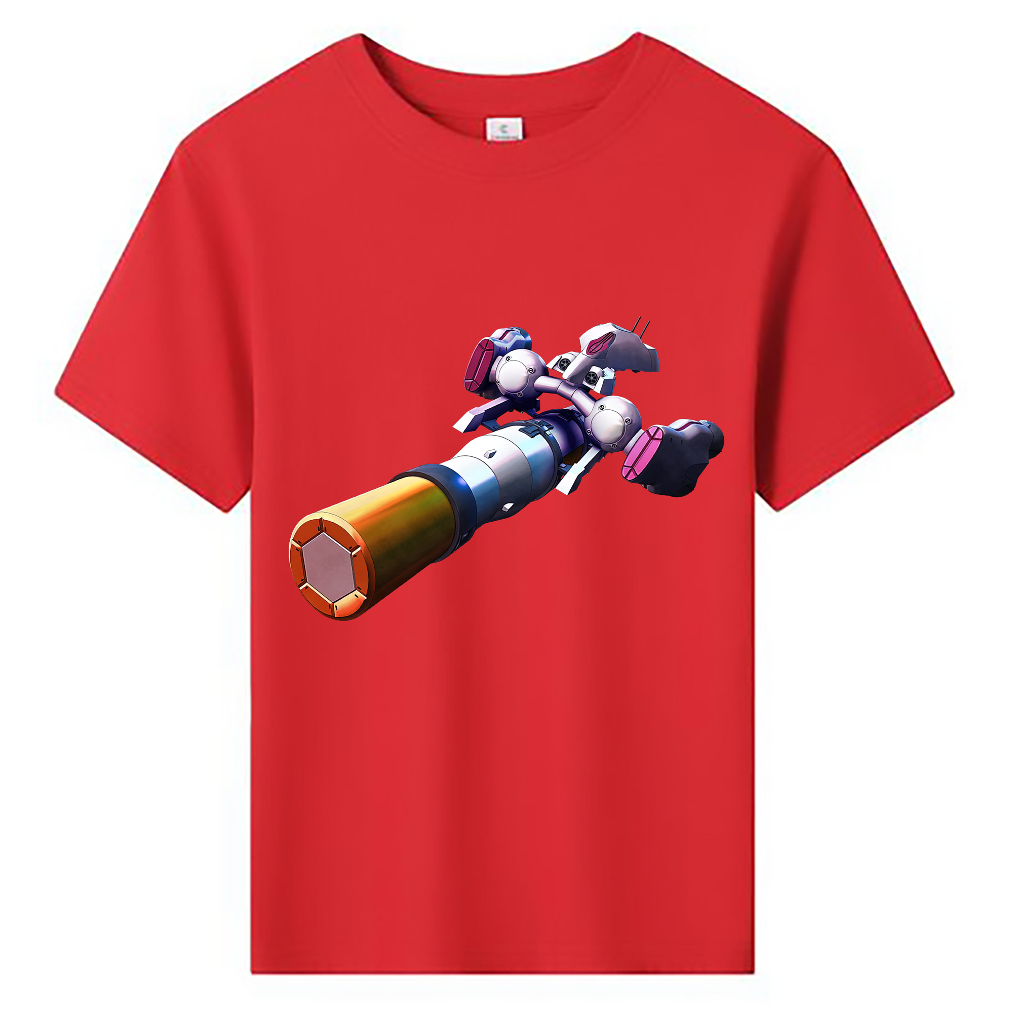 （画像用） 機動戦士ガンダム Mobile Suit Gundam 綿100％キッズTシャツ（フロントプリント）