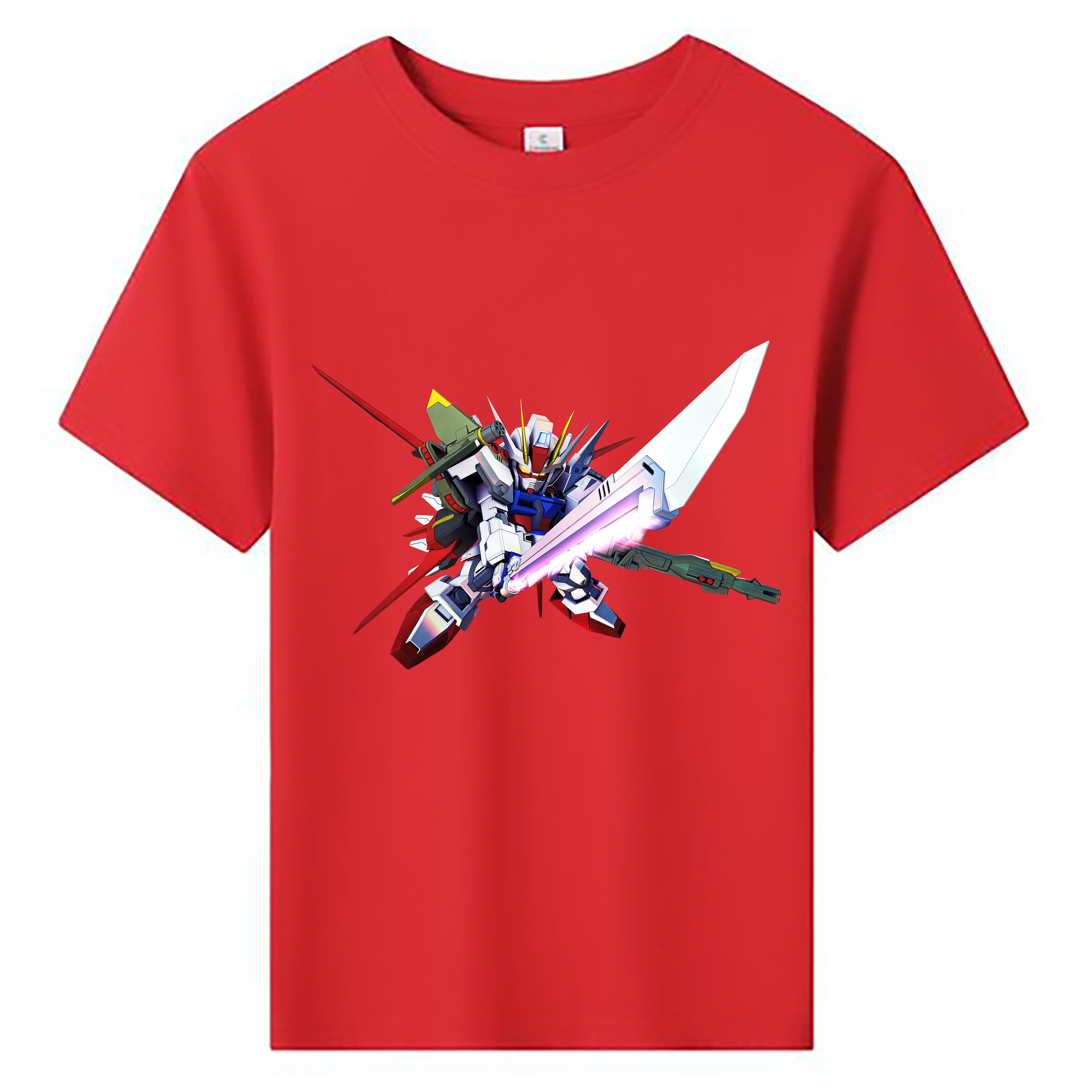 （画像用） 機動戦士ガンダム Mobile Suit Gundam 綿100％キッズTシャツ（フロントプリント）