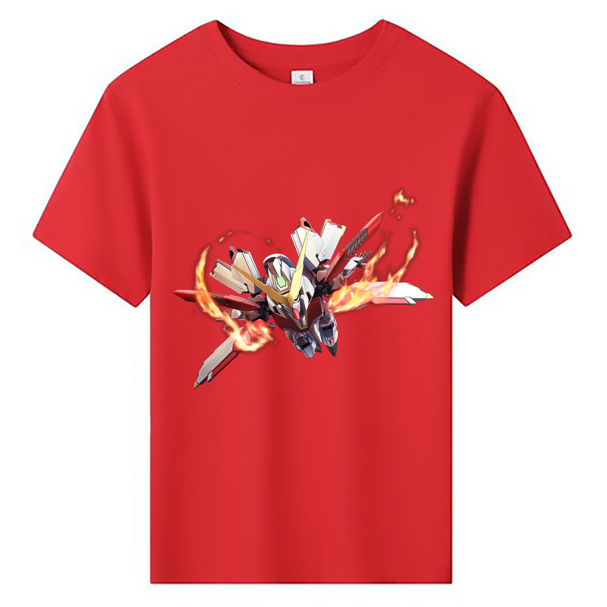 （画像用） 機動戦士ガンダム Mobile Suit Gundam 綿100％キッズTシャツ（フロントプリント）