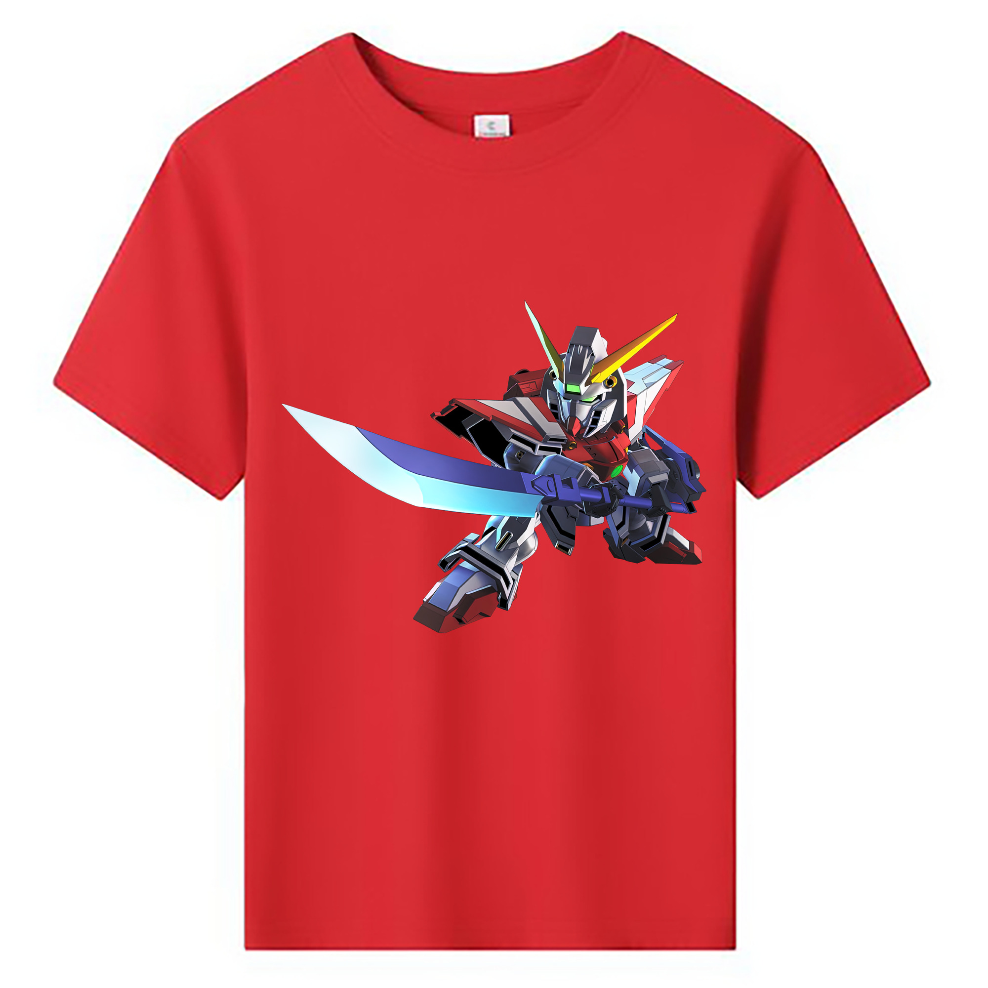 （画像用） 機動戦士ガンダム Mobile Suit Gundam 綿100％キッズTシャツ（フロントプリント）