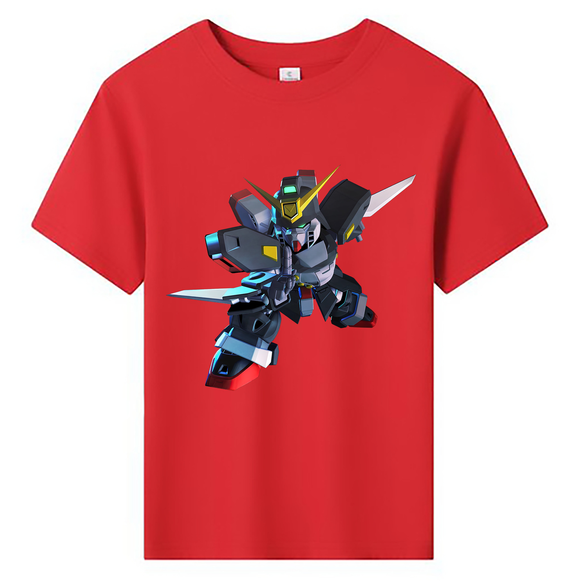 （画像用） 機動戦士ガンダム Mobile Suit Gundam 綿100％キッズTシャツ（フロントプリント）
