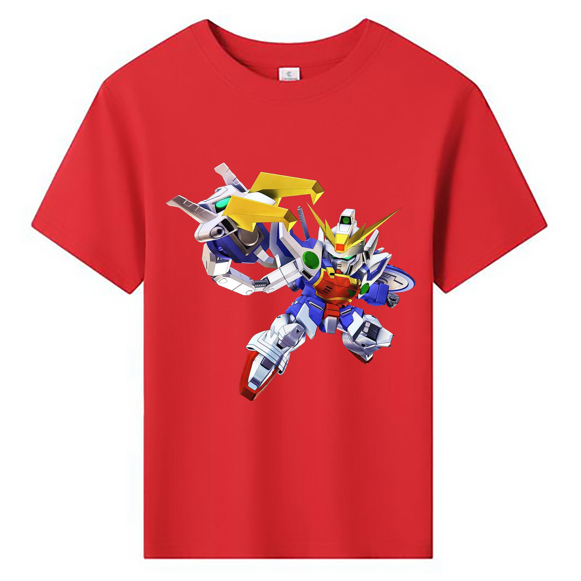 （画像用） 機動戦士ガンダム Mobile Suit Gundam 綿100％キッズTシャツ（フロントプリント）