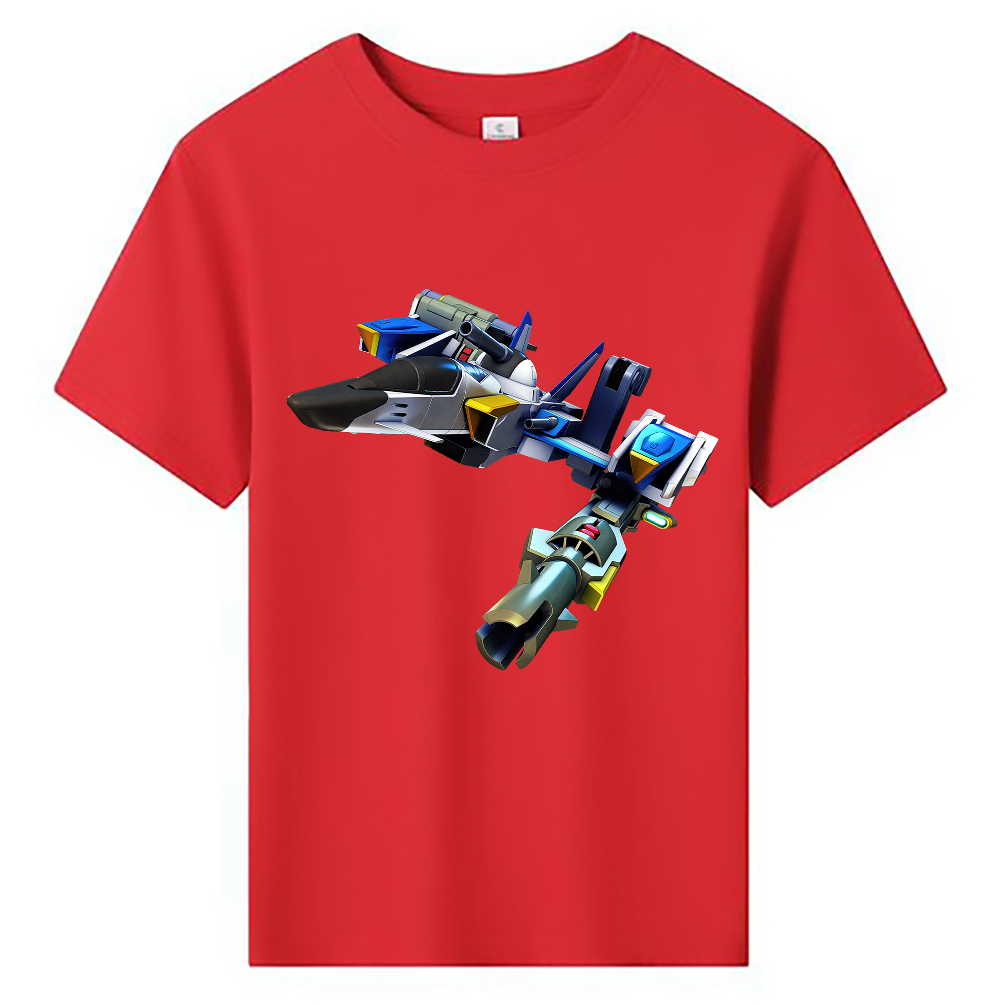 （画像用） 機動戦士ガンダム Mobile Suit Gundam 綿100％キッズTシャツ（フロントプリント）