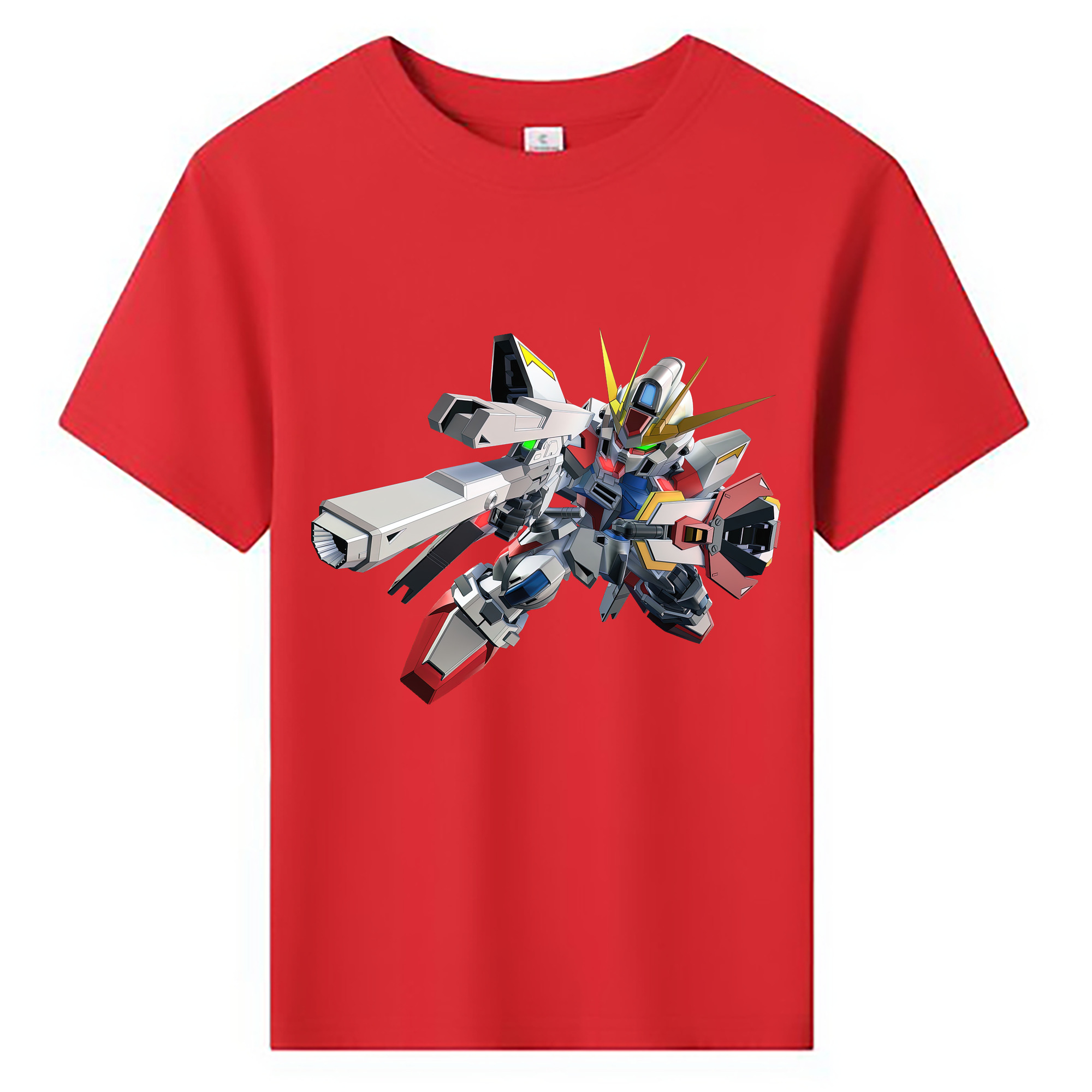 （画像用） 機動戦士ガンダム Mobile Suit Gundam 綿100％キッズTシャツ（フロントプリント）