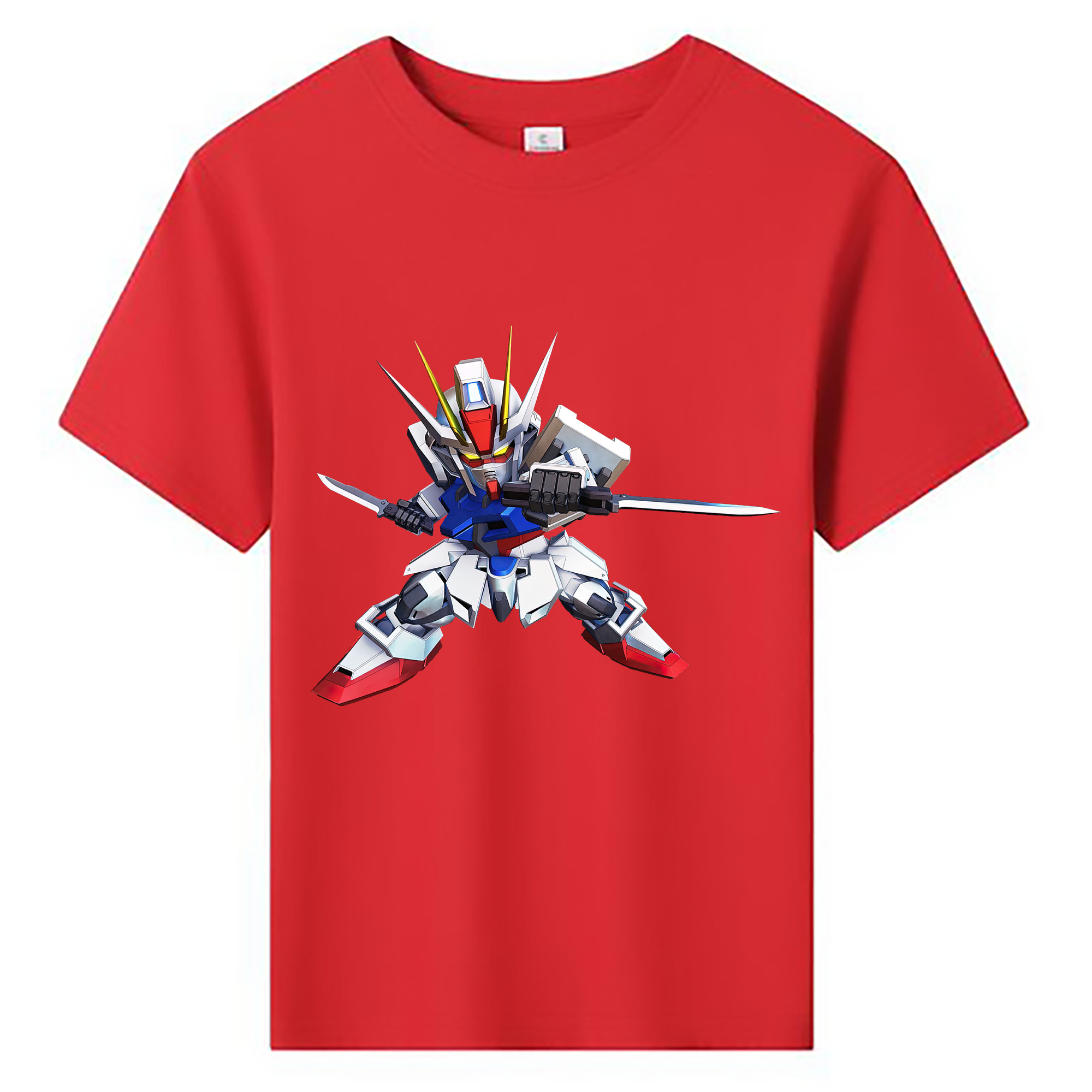 （画像用） 機動戦士ガンダム Mobile Suit Gundam 綿100％キッズTシャツ（フロントプリント）