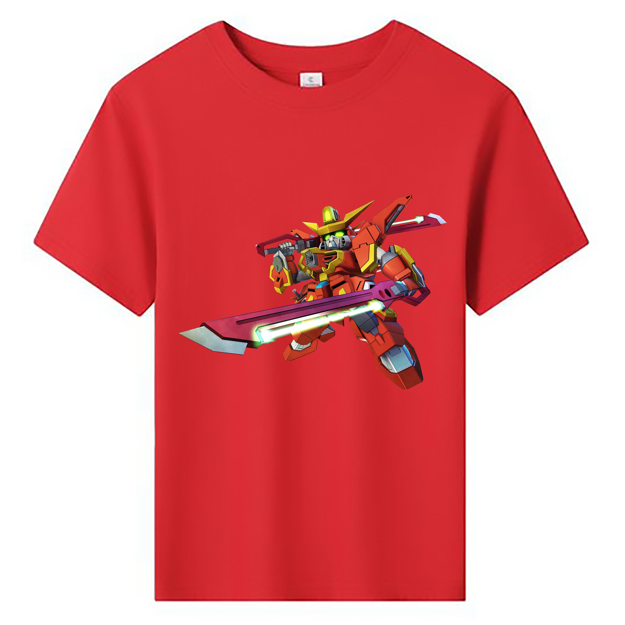 （画像用） 機動戦士ガンダム Mobile Suit Gundam 綿100％キッズTシャツ（フロントプリント）