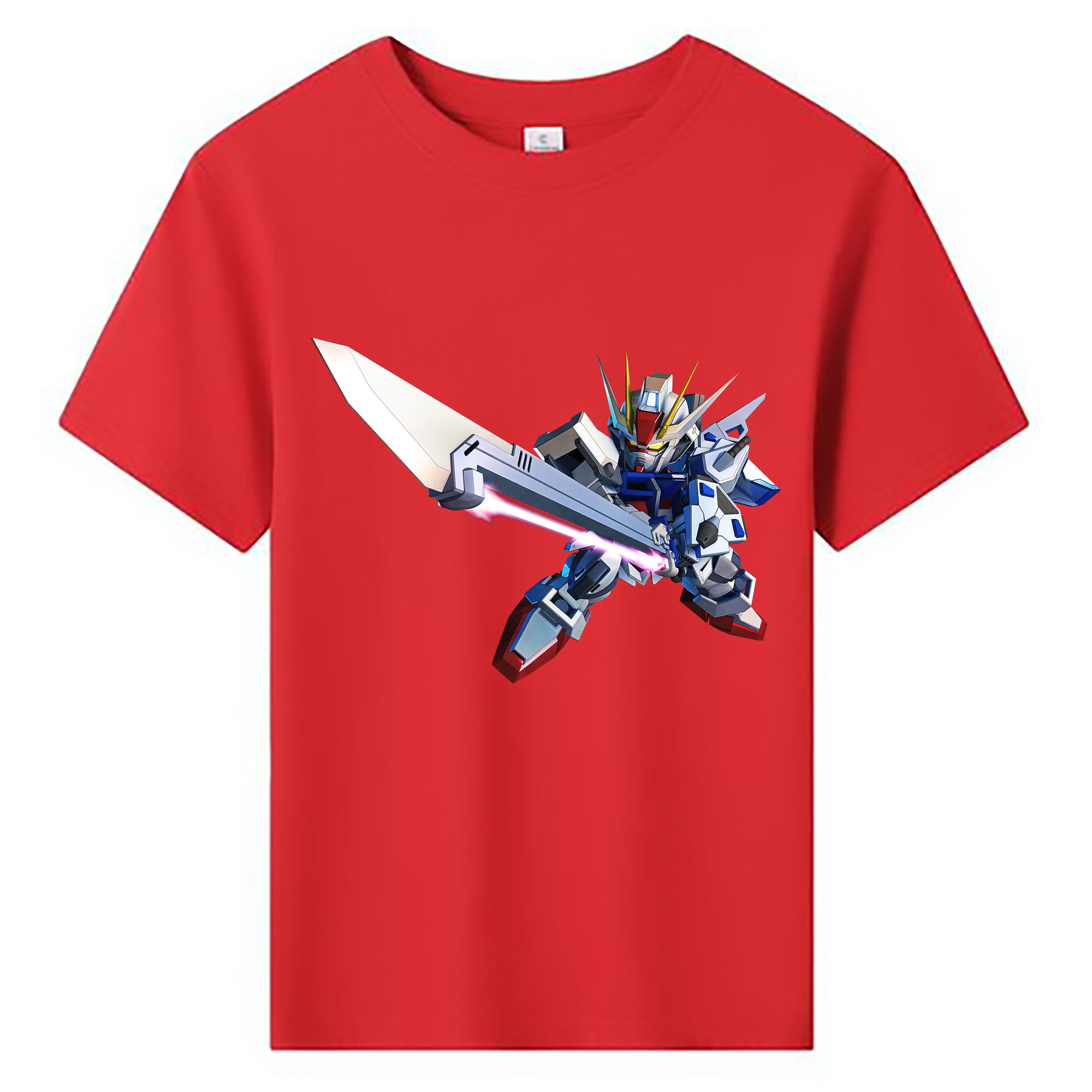（画像用） 機動戦士ガンダム Mobile Suit Gundam 綿100％キッズTシャツ（フロントプリント）