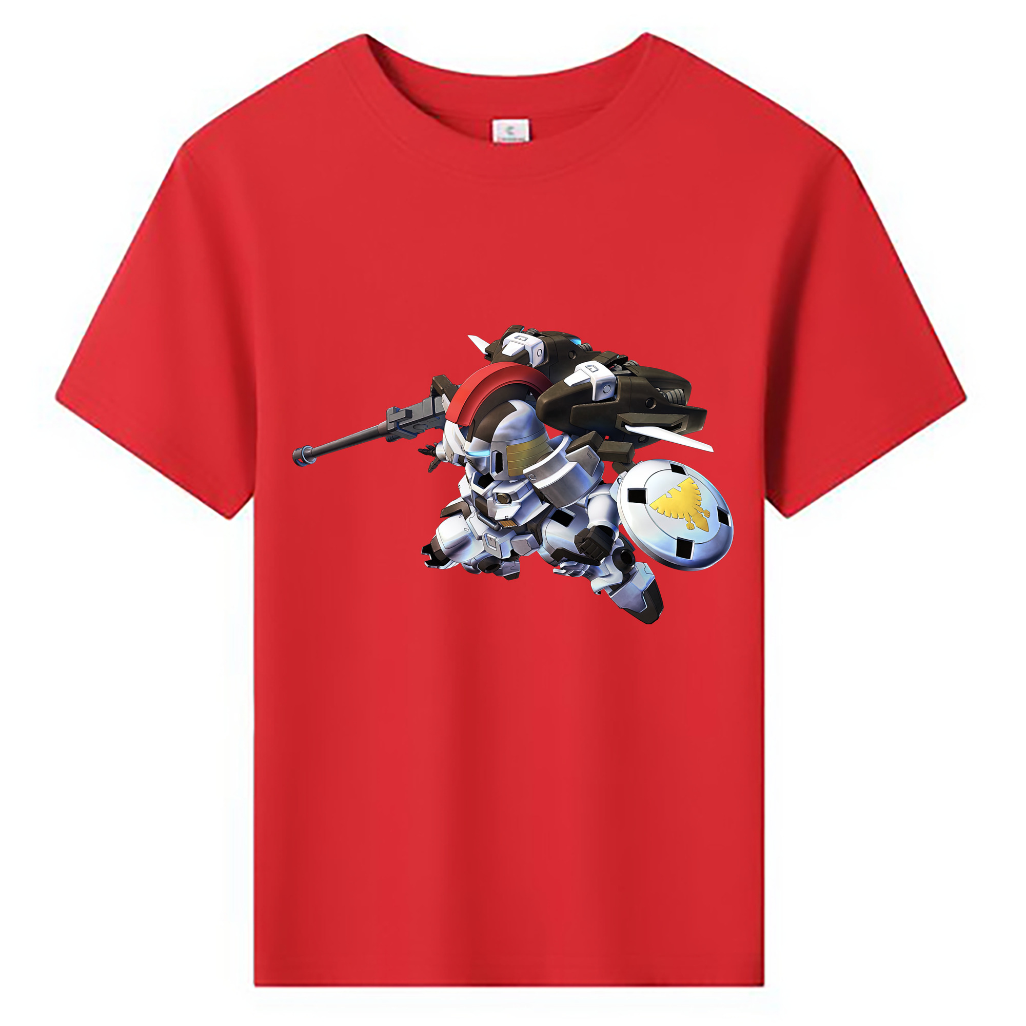 （画像用） 機動戦士ガンダム Mobile Suit Gundam 綿100％キッズTシャツ（フロントプリント）