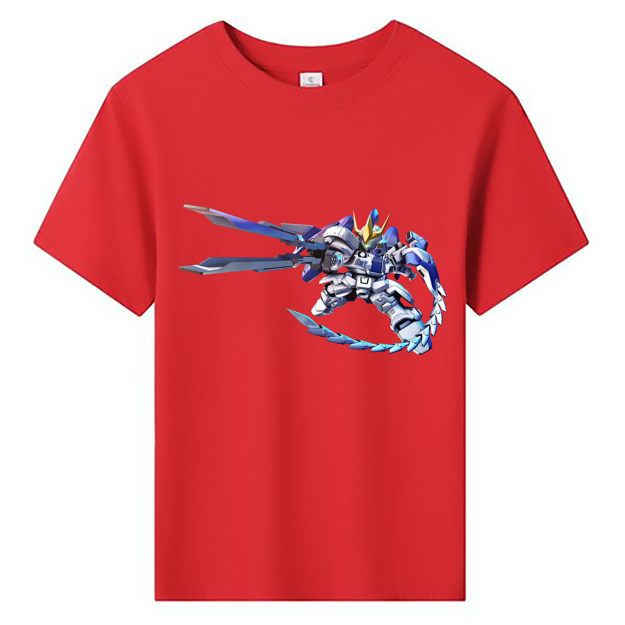 （画像用） 機動戦士ガンダム Mobile Suit Gundam 綿100％キッズTシャツ（フロントプリント）