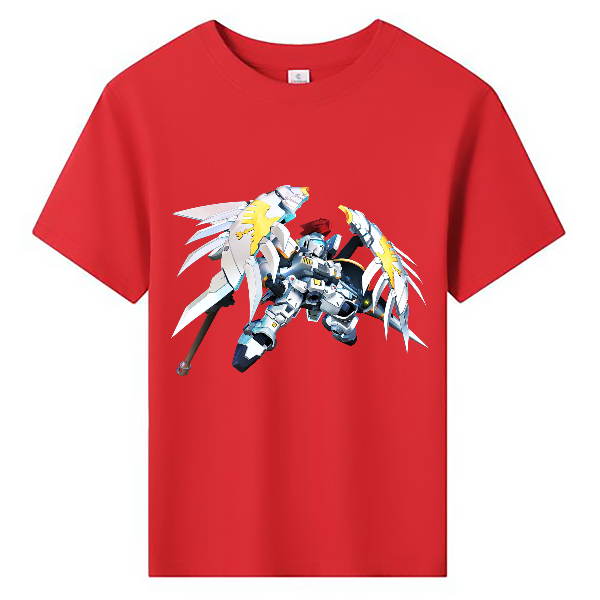 （画像用） 機動戦士ガンダム Mobile Suit Gundam 綿100％キッズTシャツ（フロントプリント）