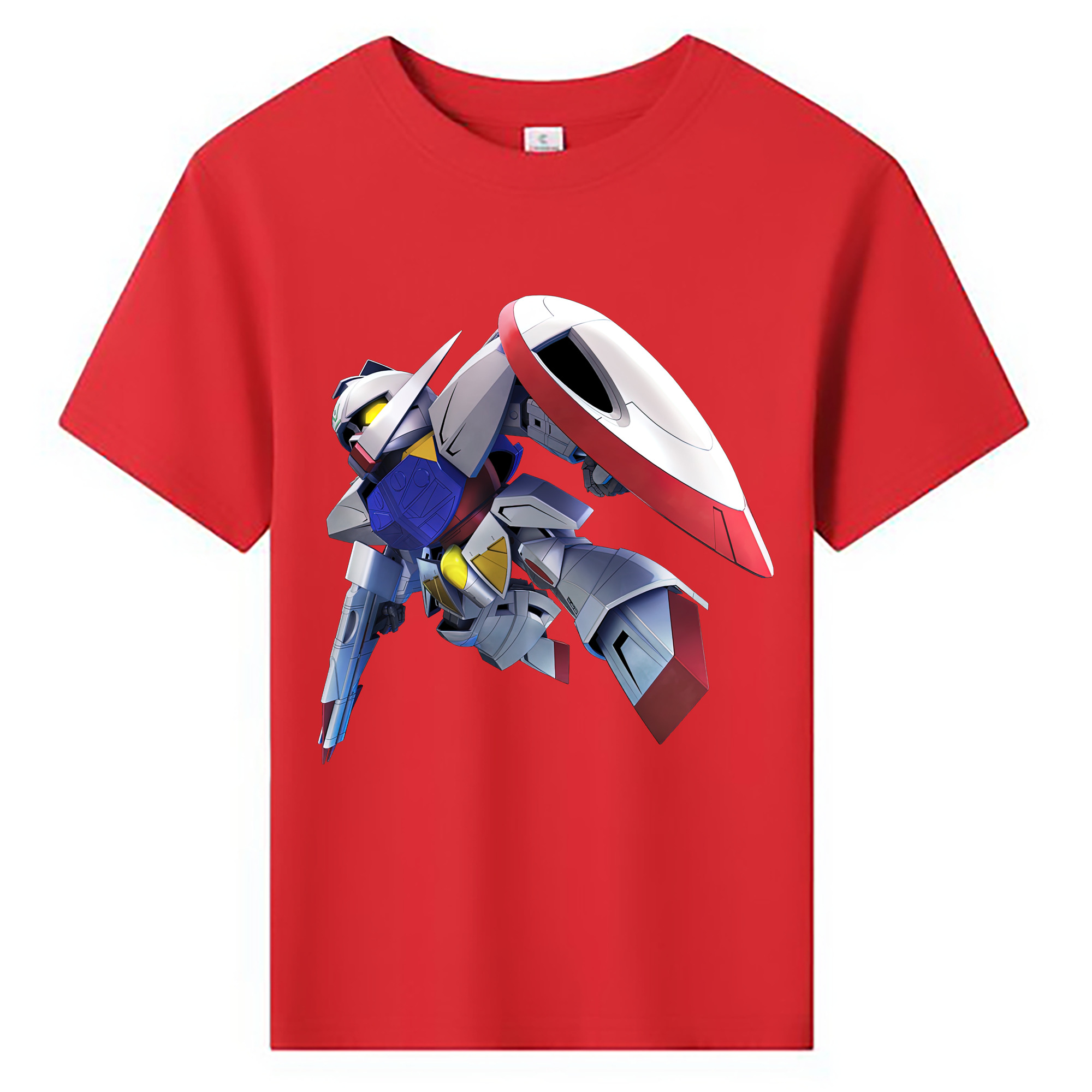 （画像用） 機動戦士ガンダム Mobile Suit Gundam 綿100％キッズTシャツ（フロントプリント）