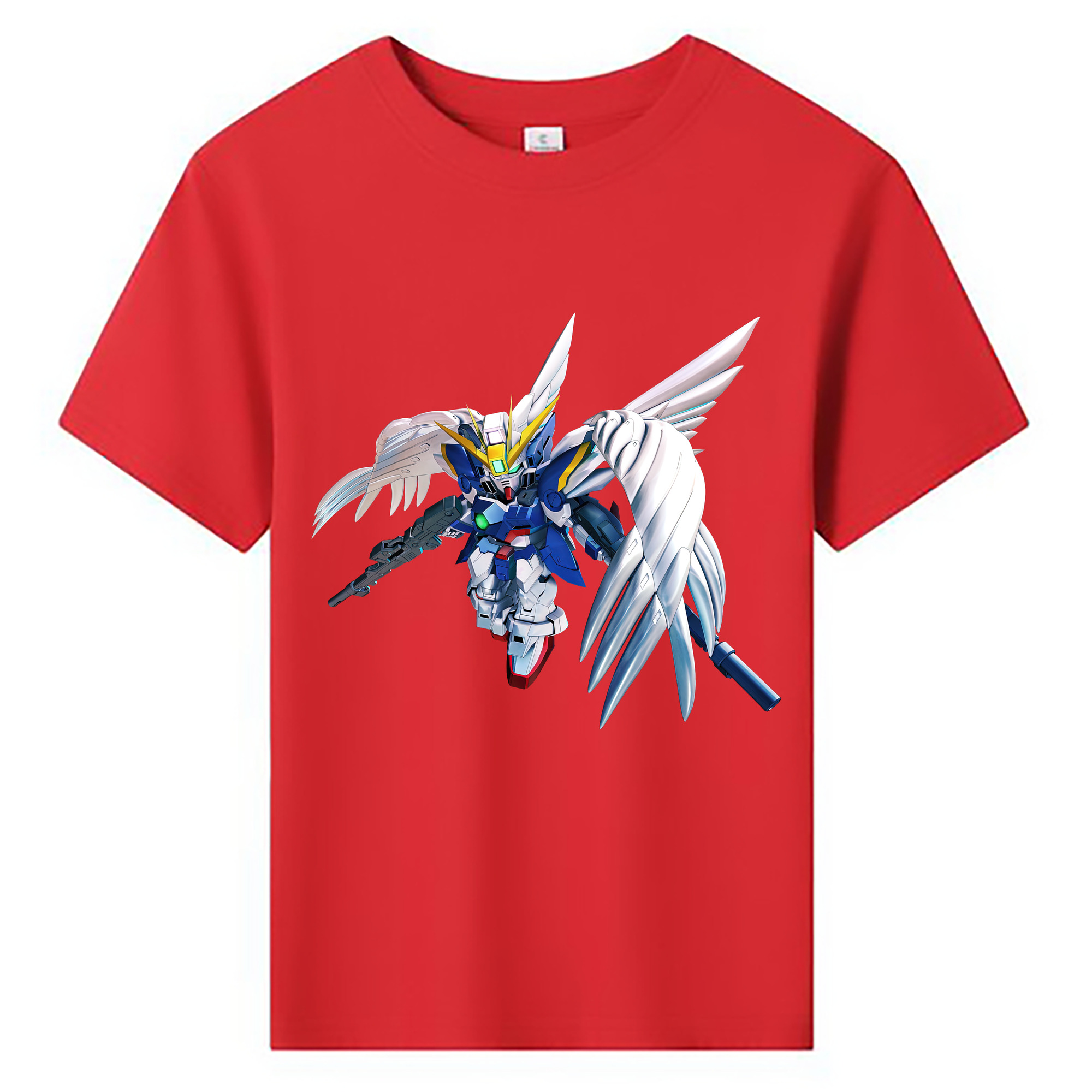 （画像用） 機動戦士ガンダム Mobile Suit Gundam 綿100％キッズTシャツ（フロントプリント）