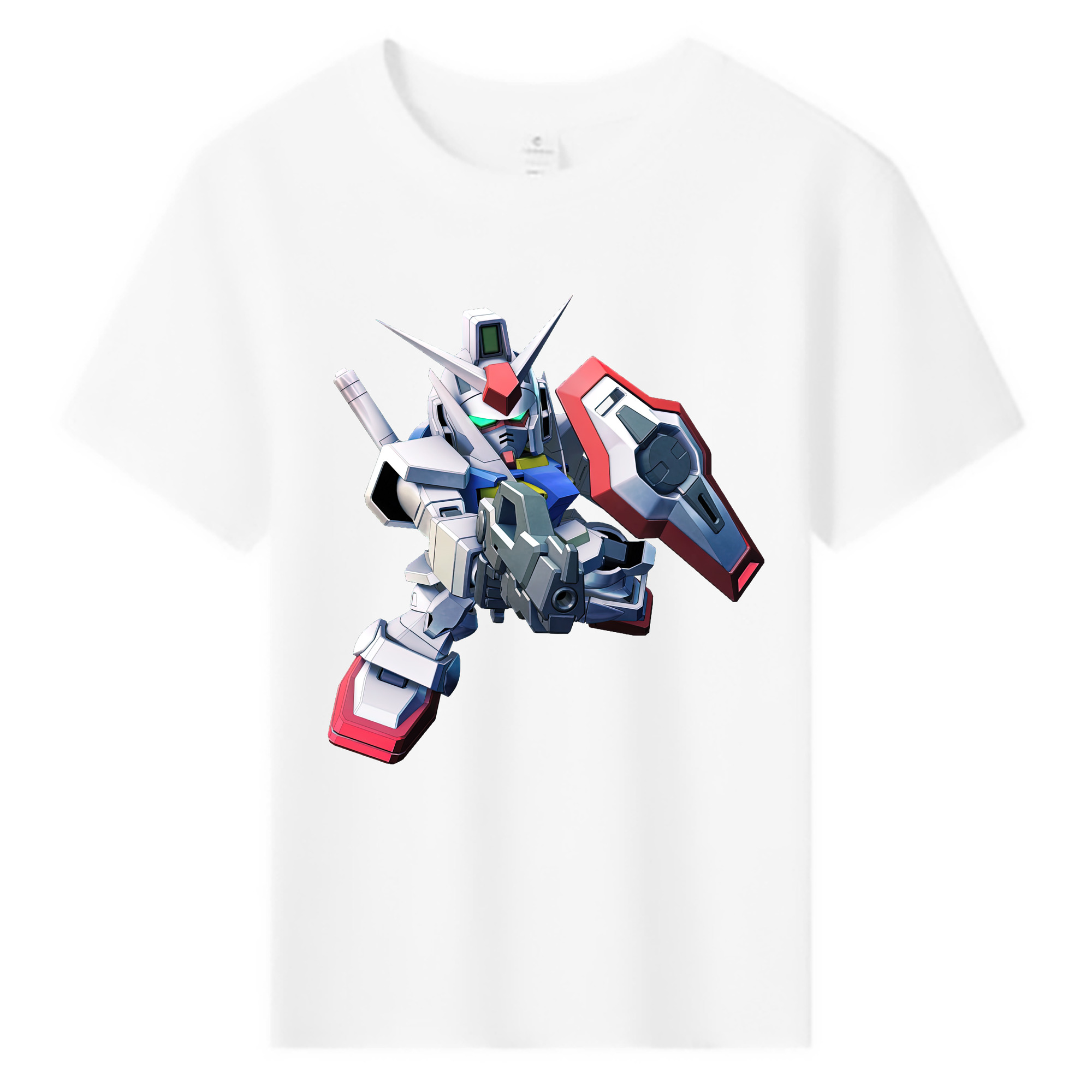 （画像用） 機動戦士ガンダム Mobile Suit Gundam 綿100％キッズTシャツ（フロントプリント）