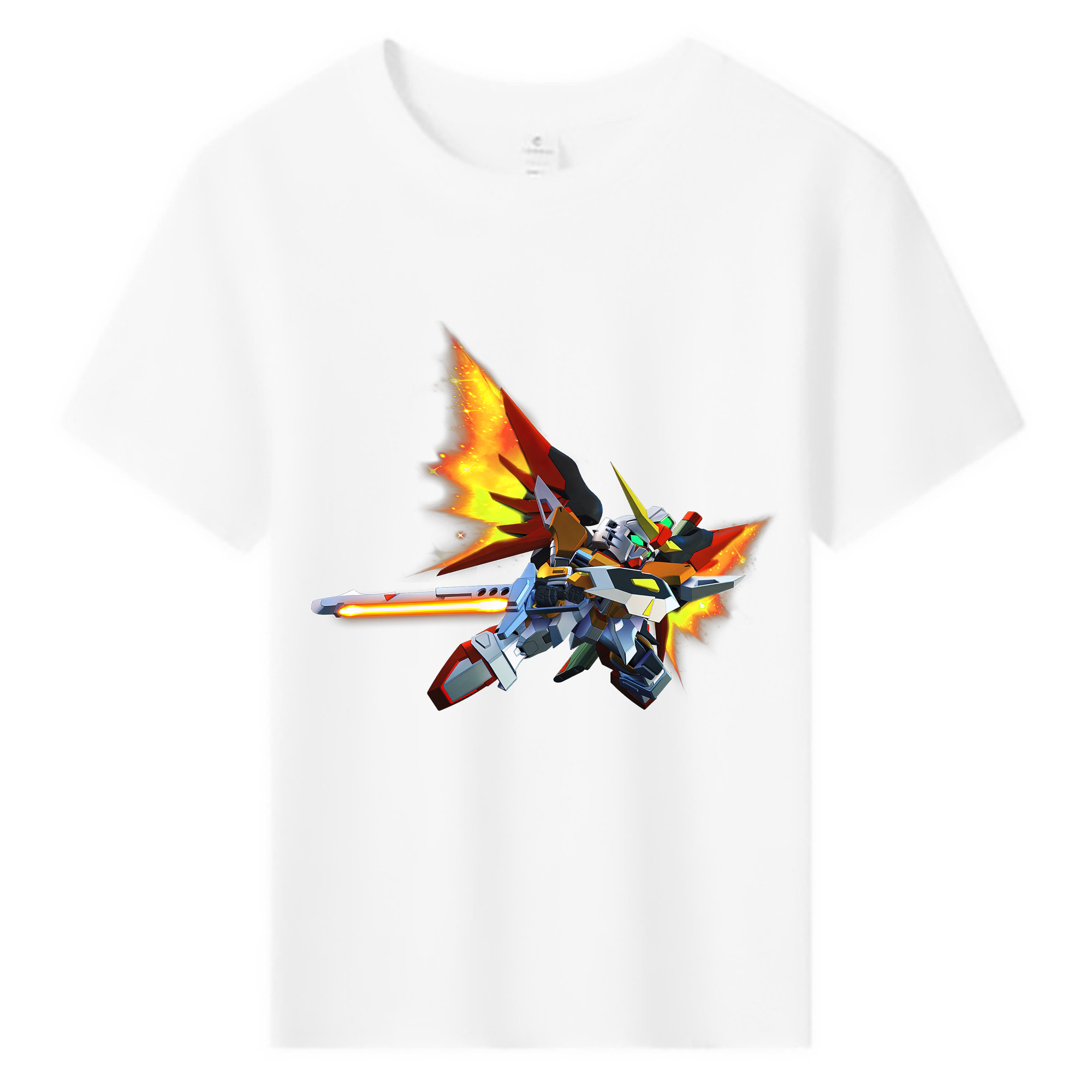 （画像用） 機動戦士ガンダム Mobile Suit Gundam 綿100％キッズTシャツ（フロントプリント）