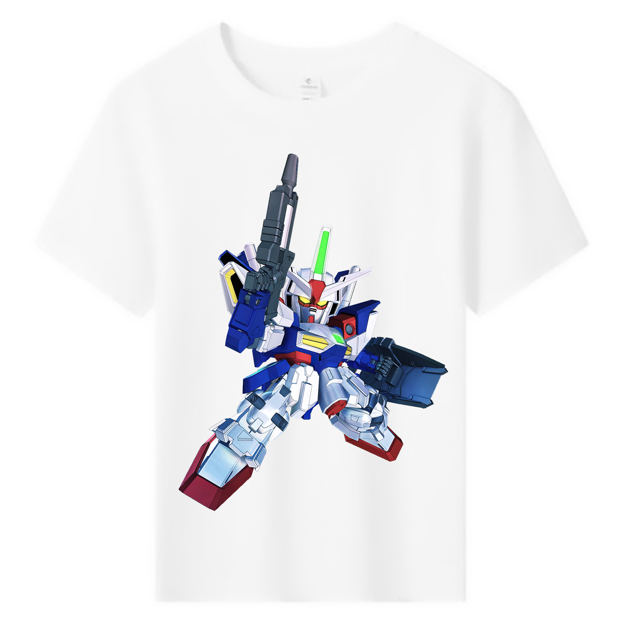 （画像用） 機動戦士ガンダム Mobile Suit Gundam 綿100％キッズTシャツ（フロントプリント）