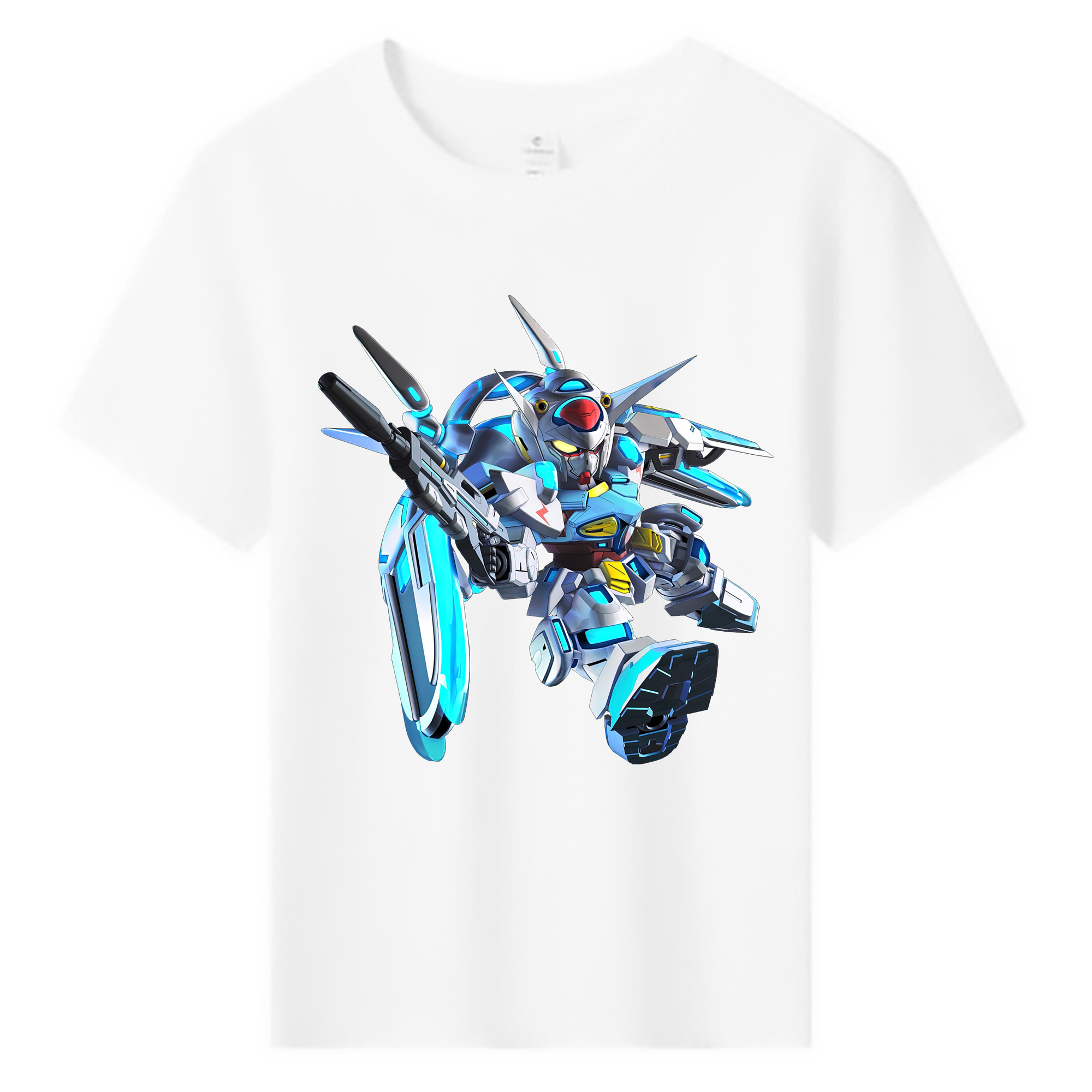 （画像用） 機動戦士ガンダム Mobile Suit Gundam 綿100％キッズTシャツ（フロントプリント）