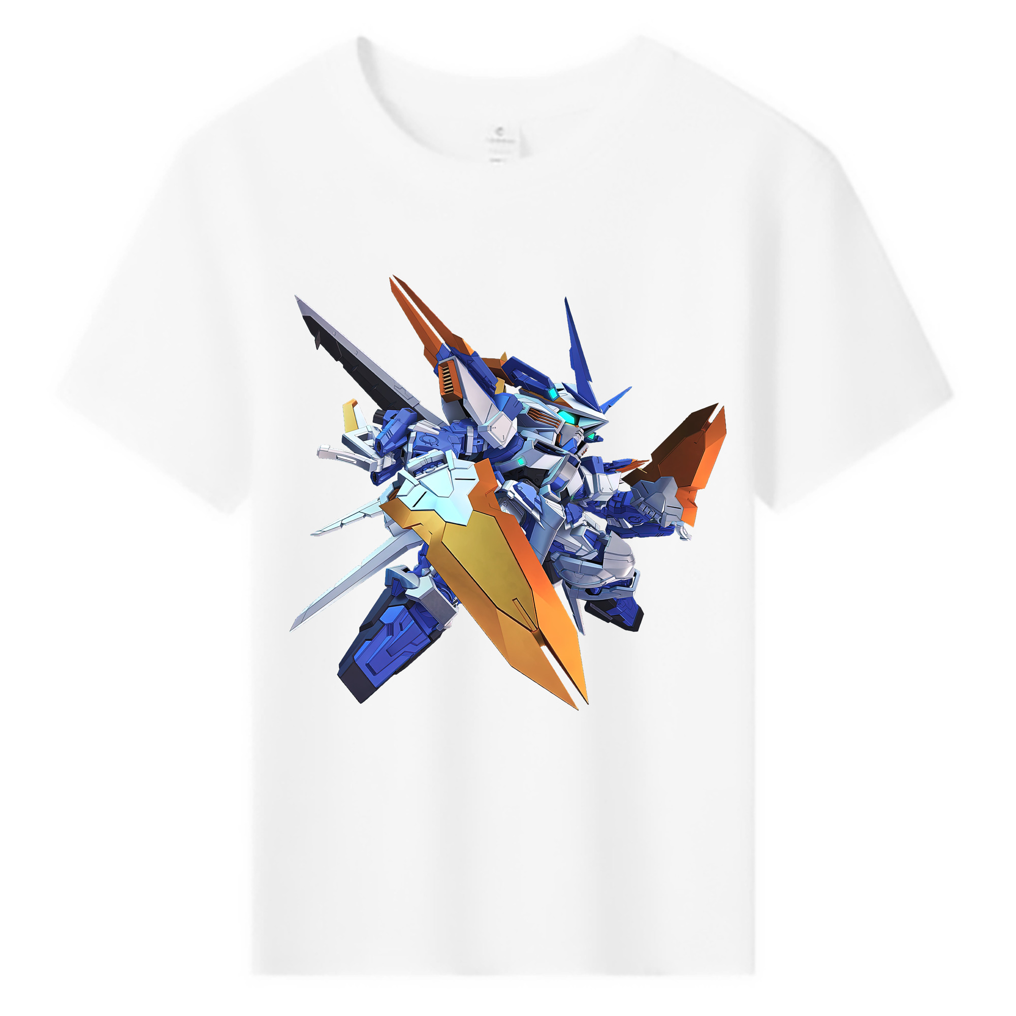 （画像用） 機動戦士ガンダム Mobile Suit Gundam 綿100％キッズTシャツ（フロントプリント）