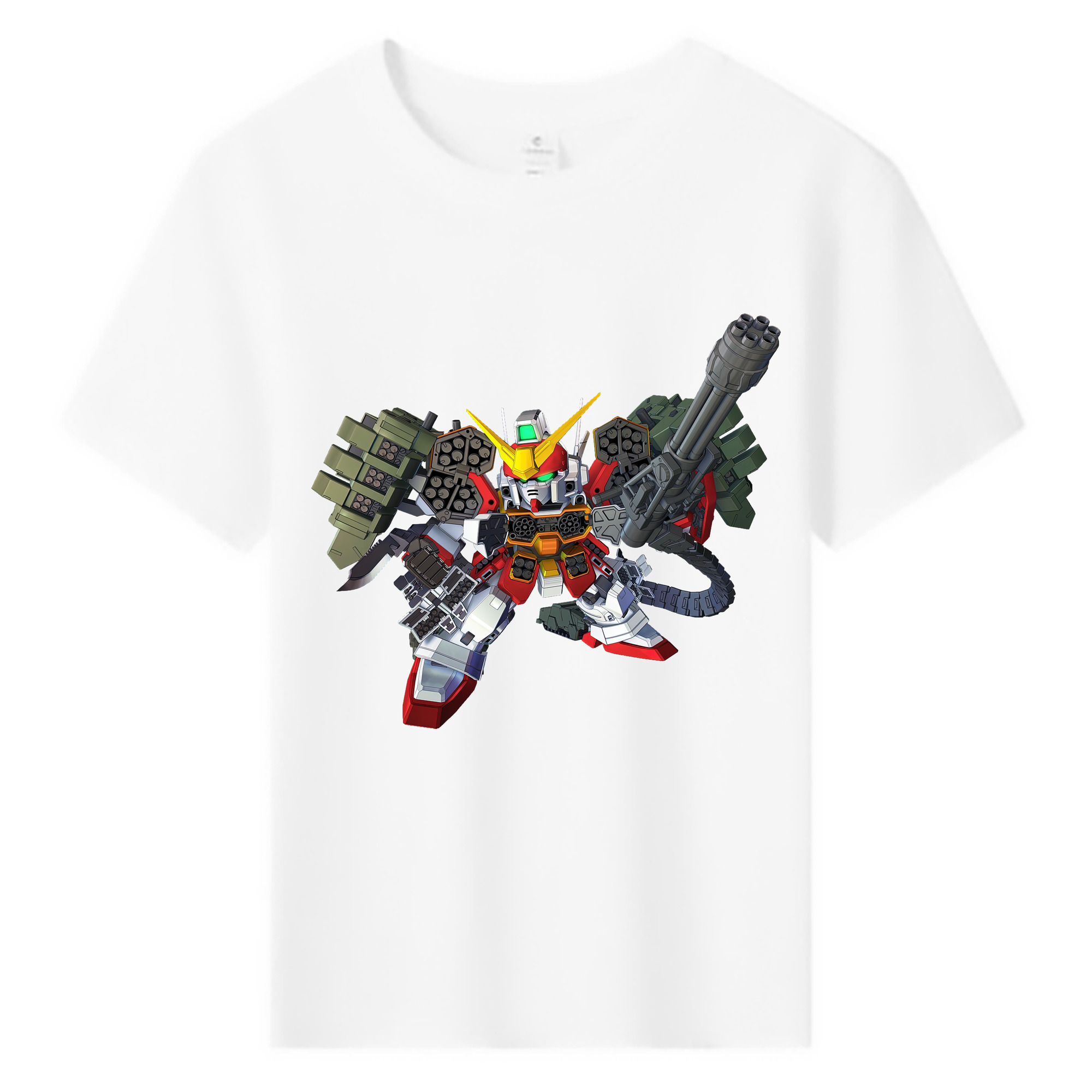 （画像用） 機動戦士ガンダム Mobile Suit Gundam 綿100％キッズTシャツ（フロントプリント）
