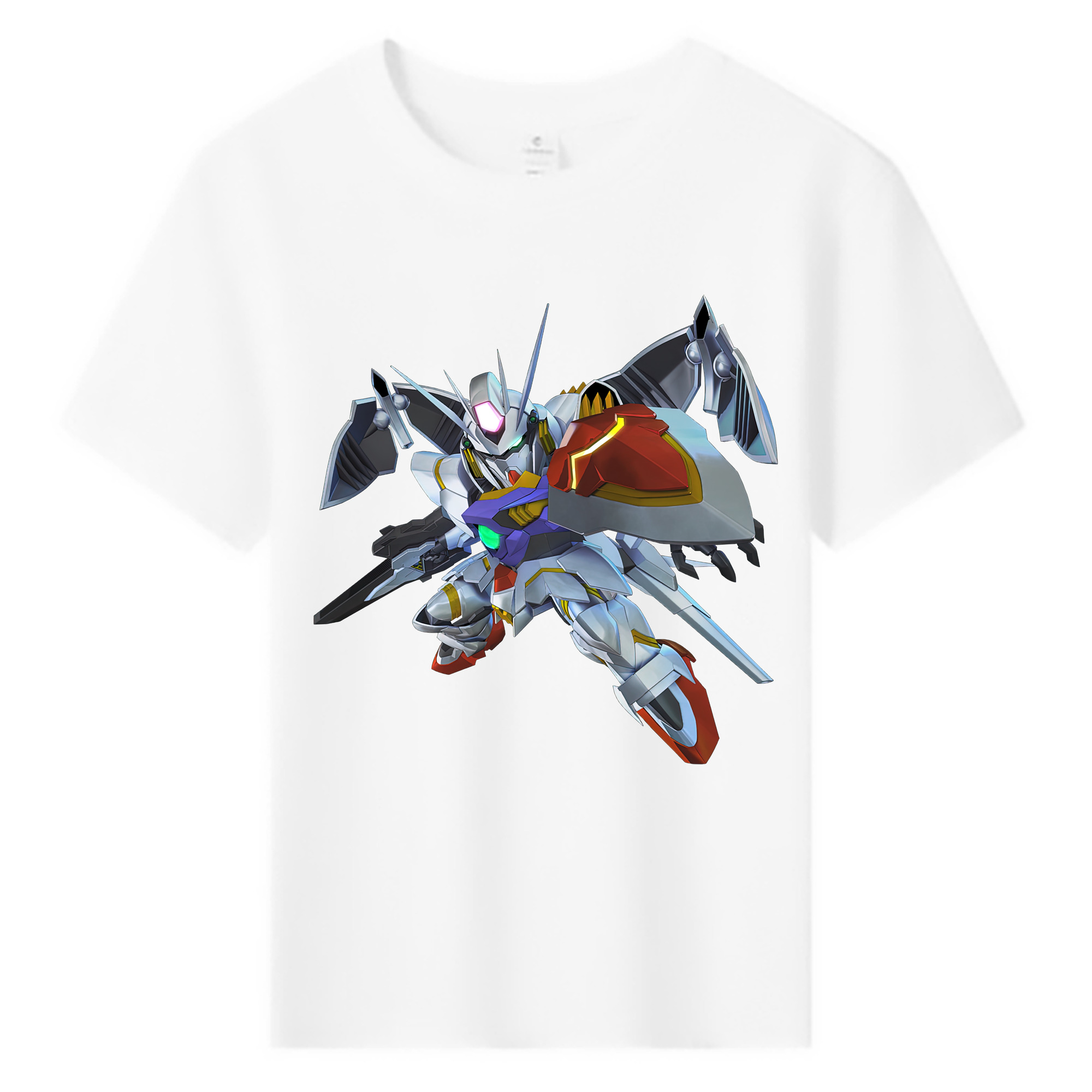 （画像用） 機動戦士ガンダム Mobile Suit Gundam 綿100％キッズTシャツ（フロントプリント）