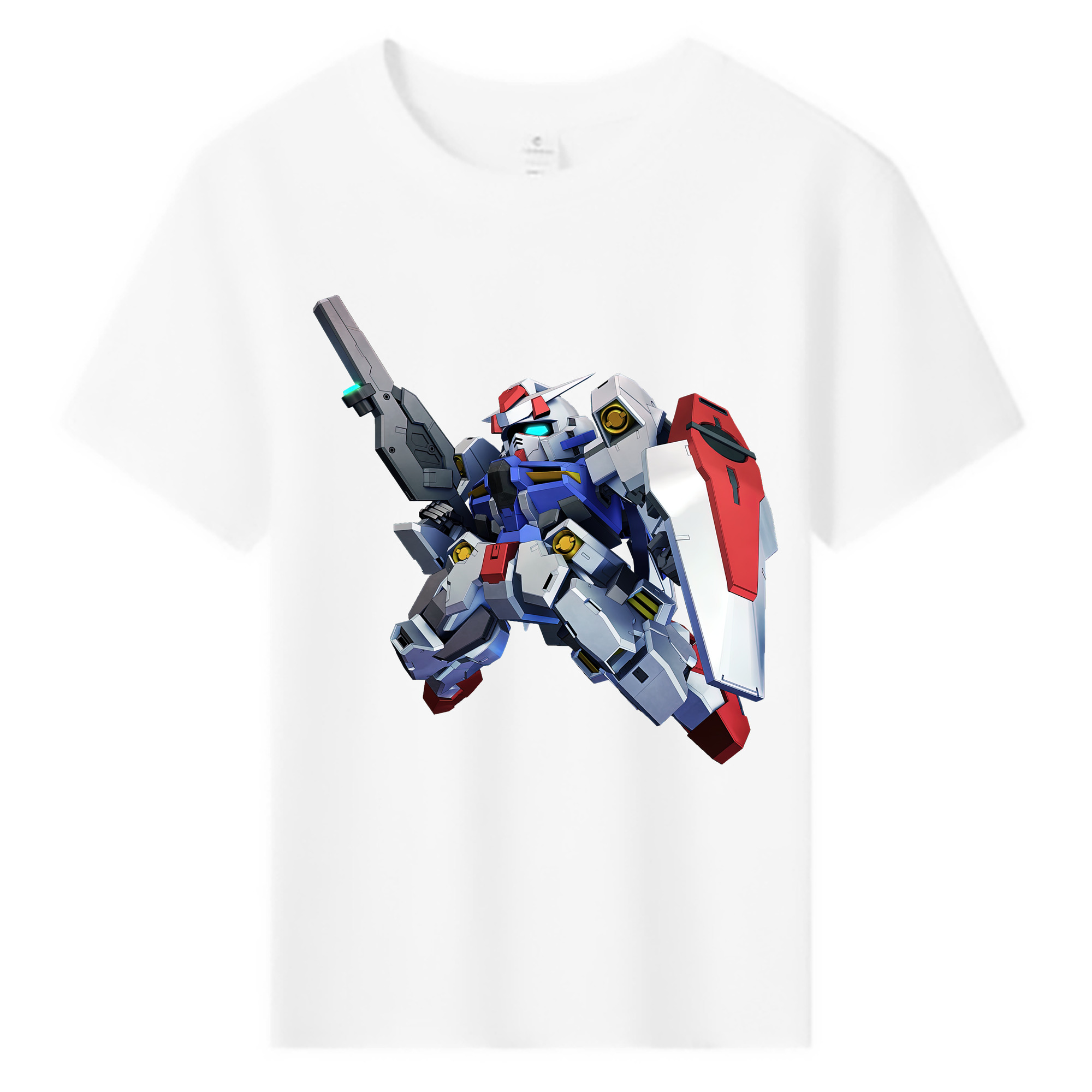 （画像用） 機動戦士ガンダム Mobile Suit Gundam 綿100％キッズTシャツ（フロントプリント）