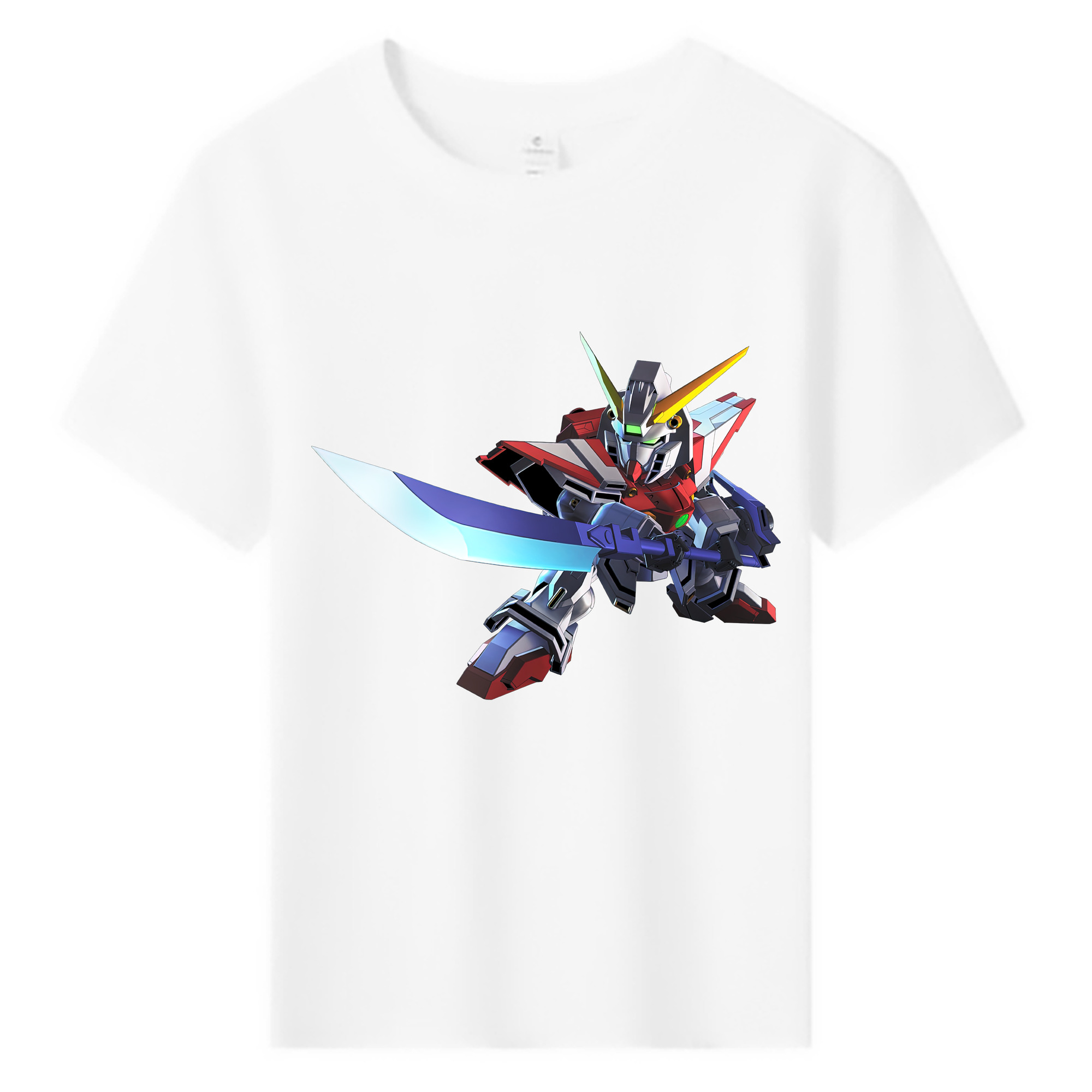 （画像用） 機動戦士ガンダム Mobile Suit Gundam 綿100％キッズTシャツ（フロントプリント）