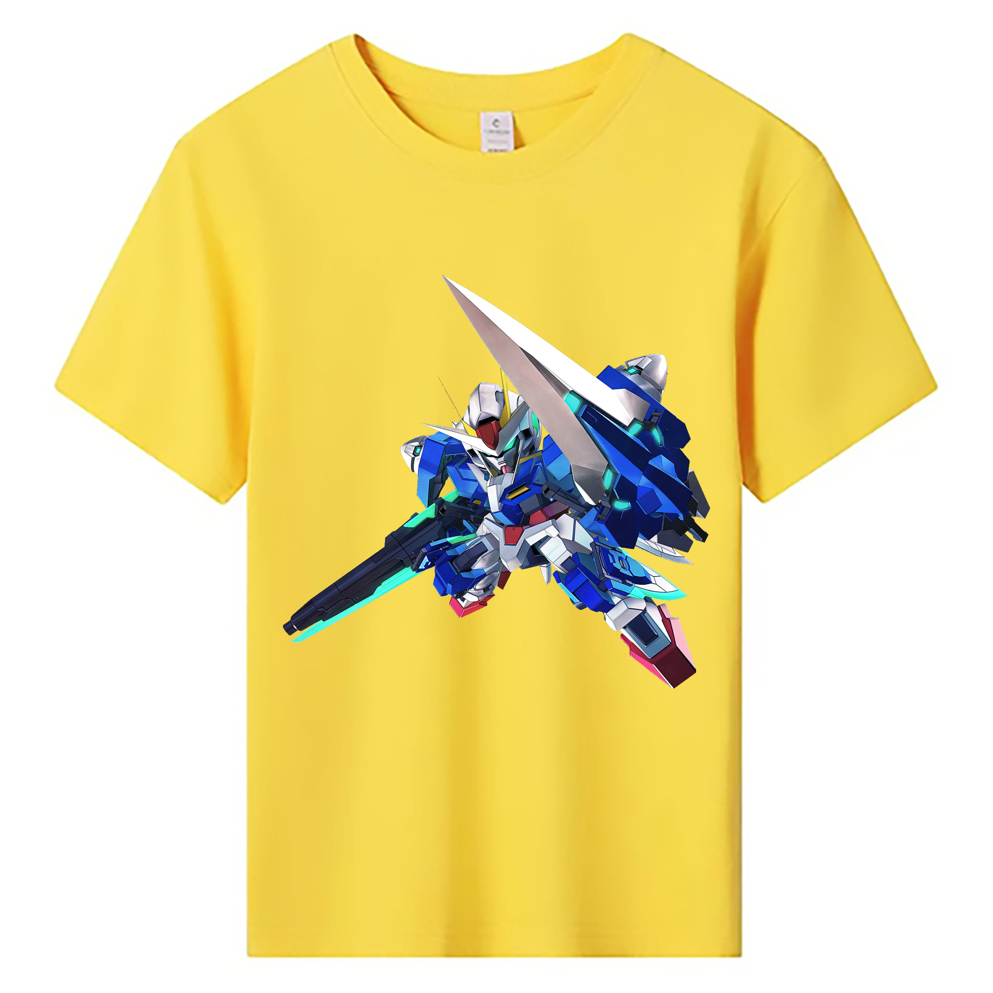 （画像用） 機動戦士ガンダム Mobile Suit Gundam 綿100％キッズTシャツ（フロントプリント）