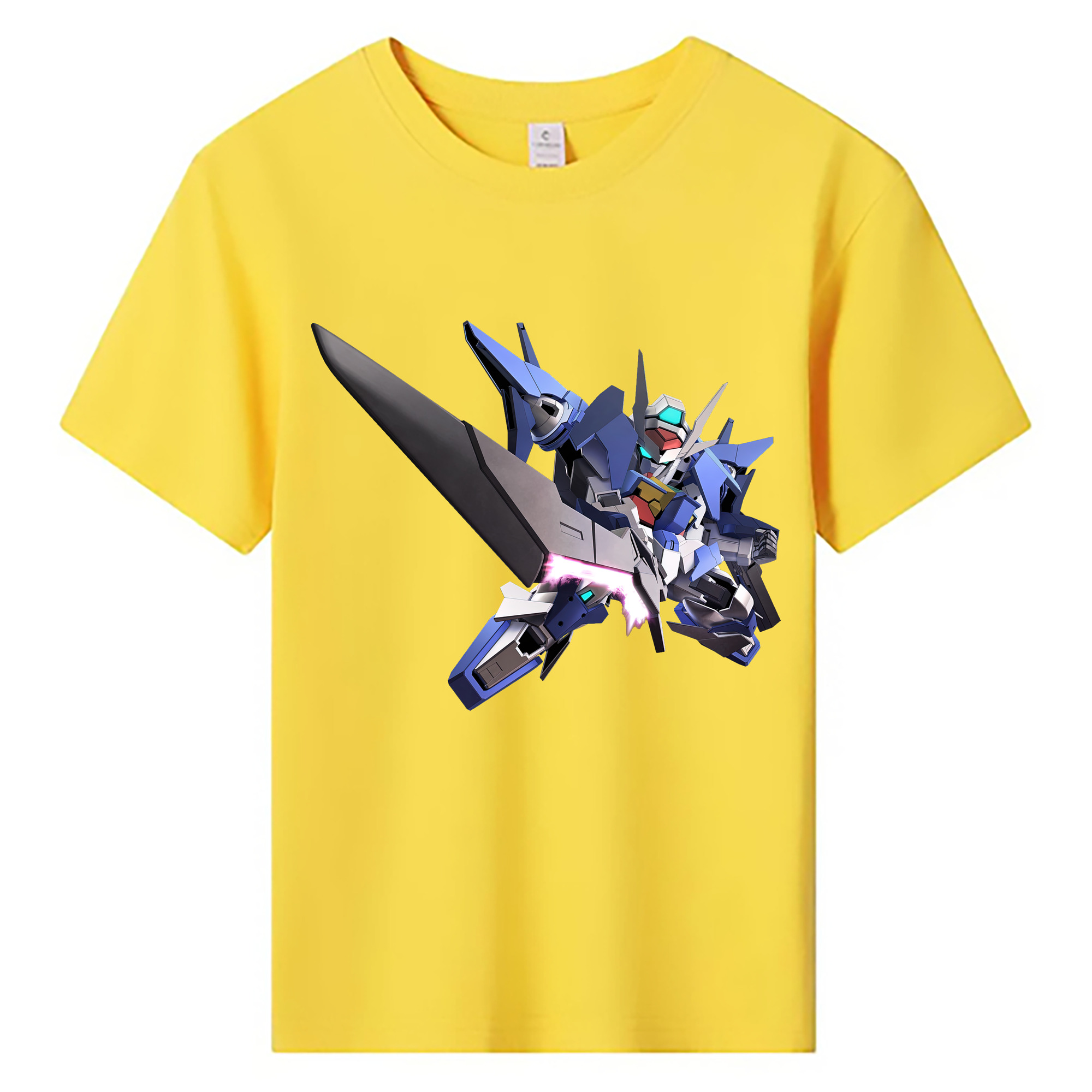 （画像用） 機動戦士ガンダム Mobile Suit Gundam 綿100％キッズTシャツ（フロントプリント）