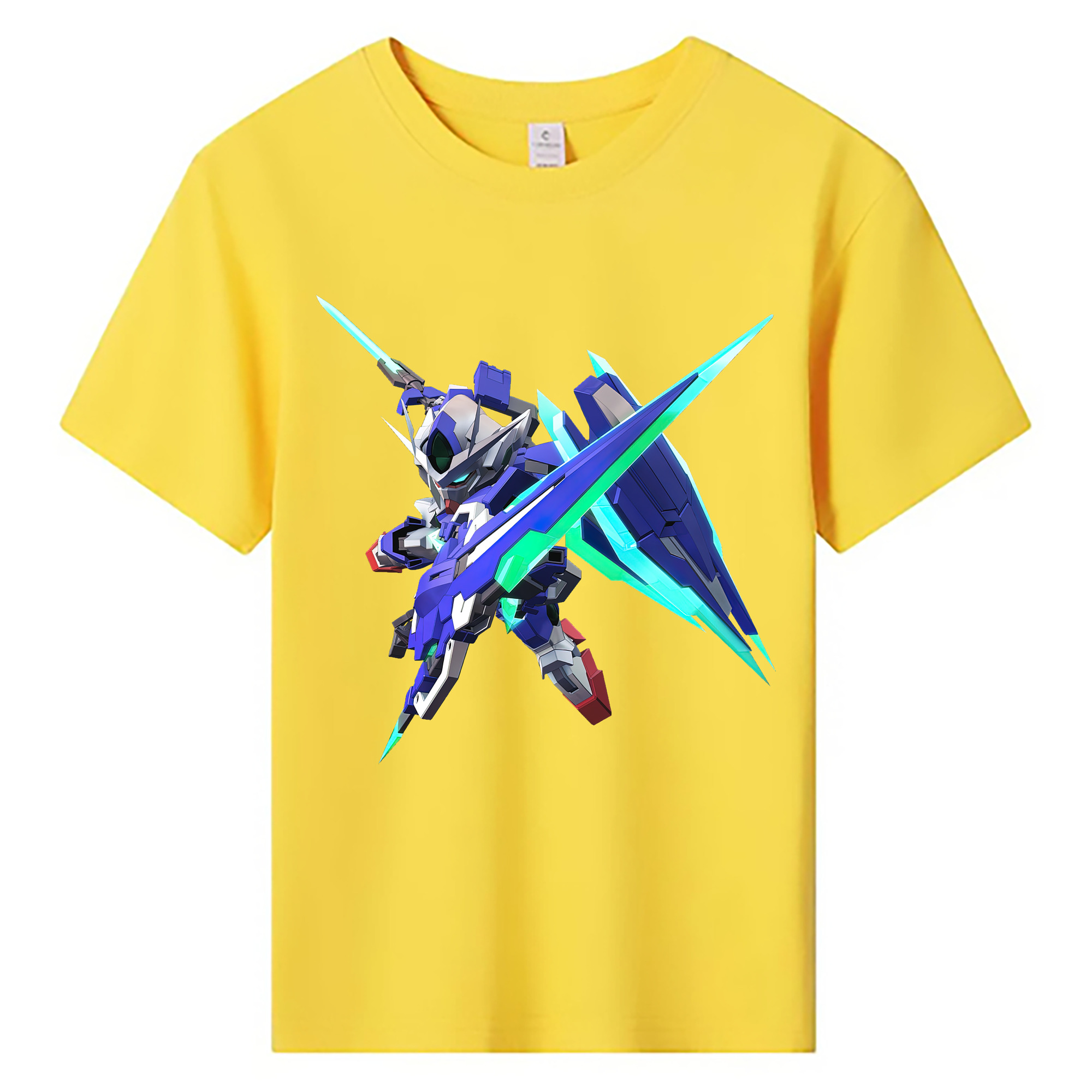 （画像用） 機動戦士ガンダム Mobile Suit Gundam 綿100％キッズTシャツ（フロントプリント）