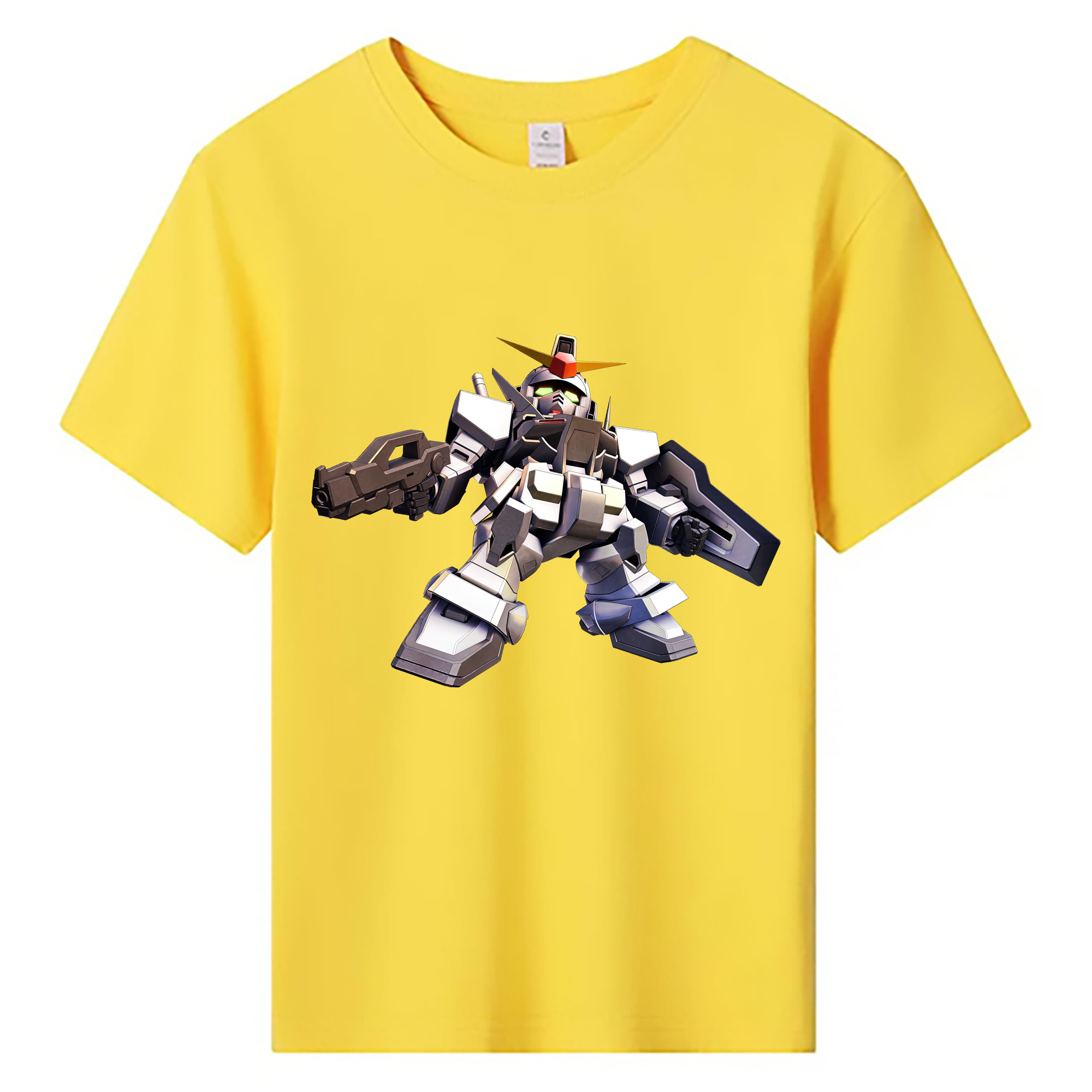 （画像用） 機動戦士ガンダム Mobile Suit Gundam 綿100％キッズTシャツ（フロントプリント）