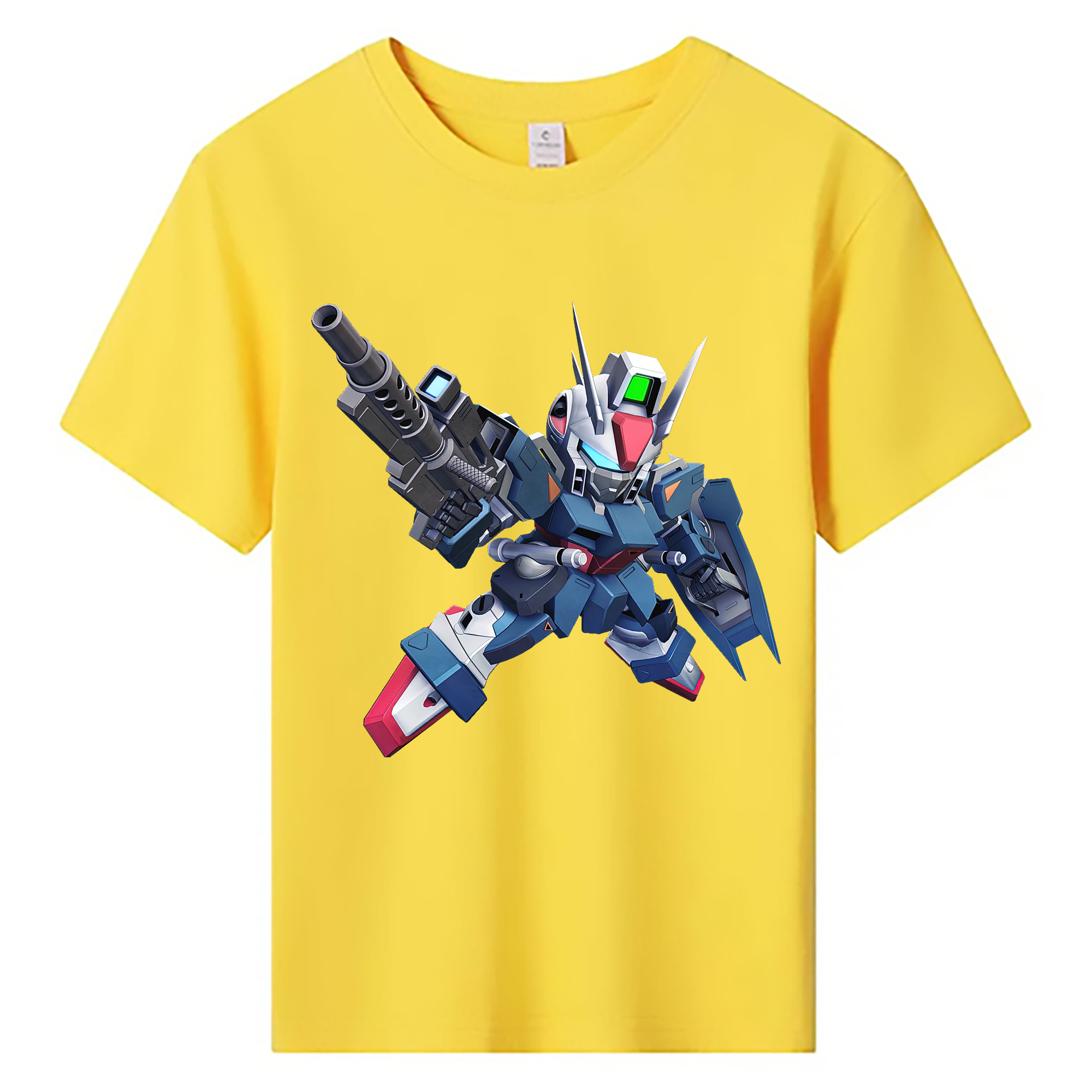 （画像用） 機動戦士ガンダム Mobile Suit Gundam 綿100％キッズTシャツ（フロントプリント）