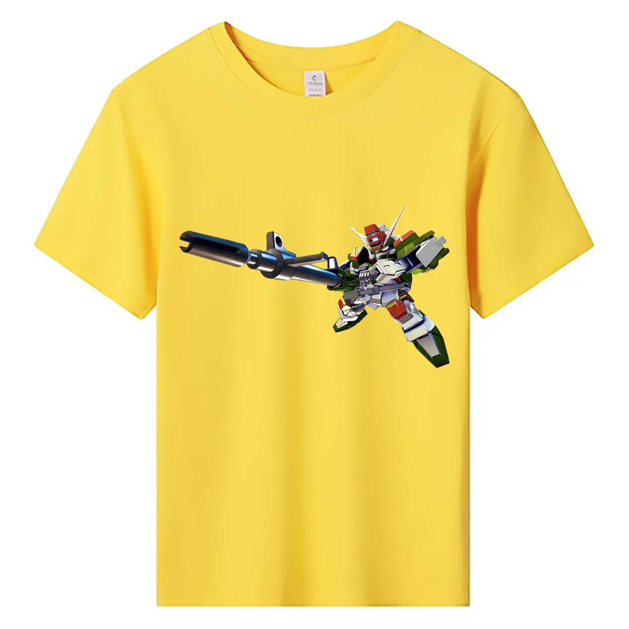 （画像用） 機動戦士ガンダム Mobile Suit Gundam 綿100％キッズTシャツ（フロントプリント）