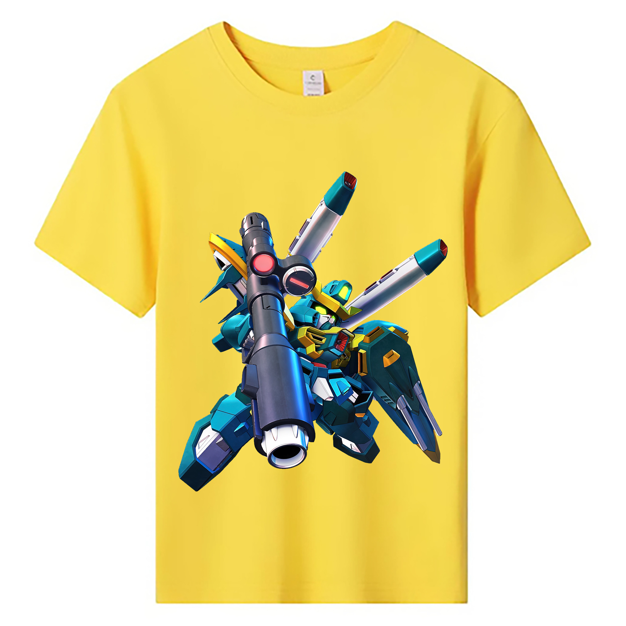 （画像用） 機動戦士ガンダム Mobile Suit Gundam 綿100％キッズTシャツ（フロントプリント）