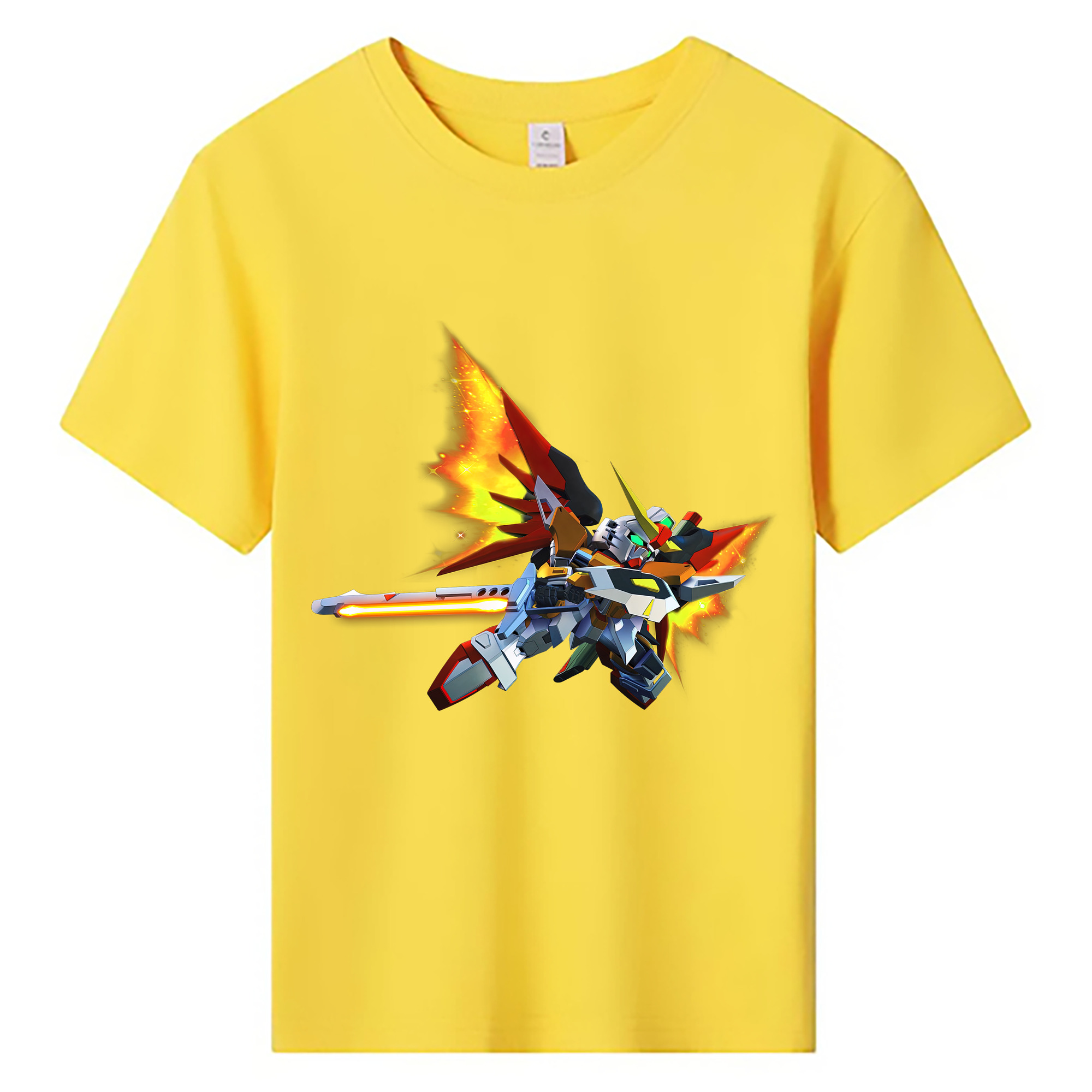 （画像用） 機動戦士ガンダム Mobile Suit Gundam 綿100％キッズTシャツ（フロントプリント）