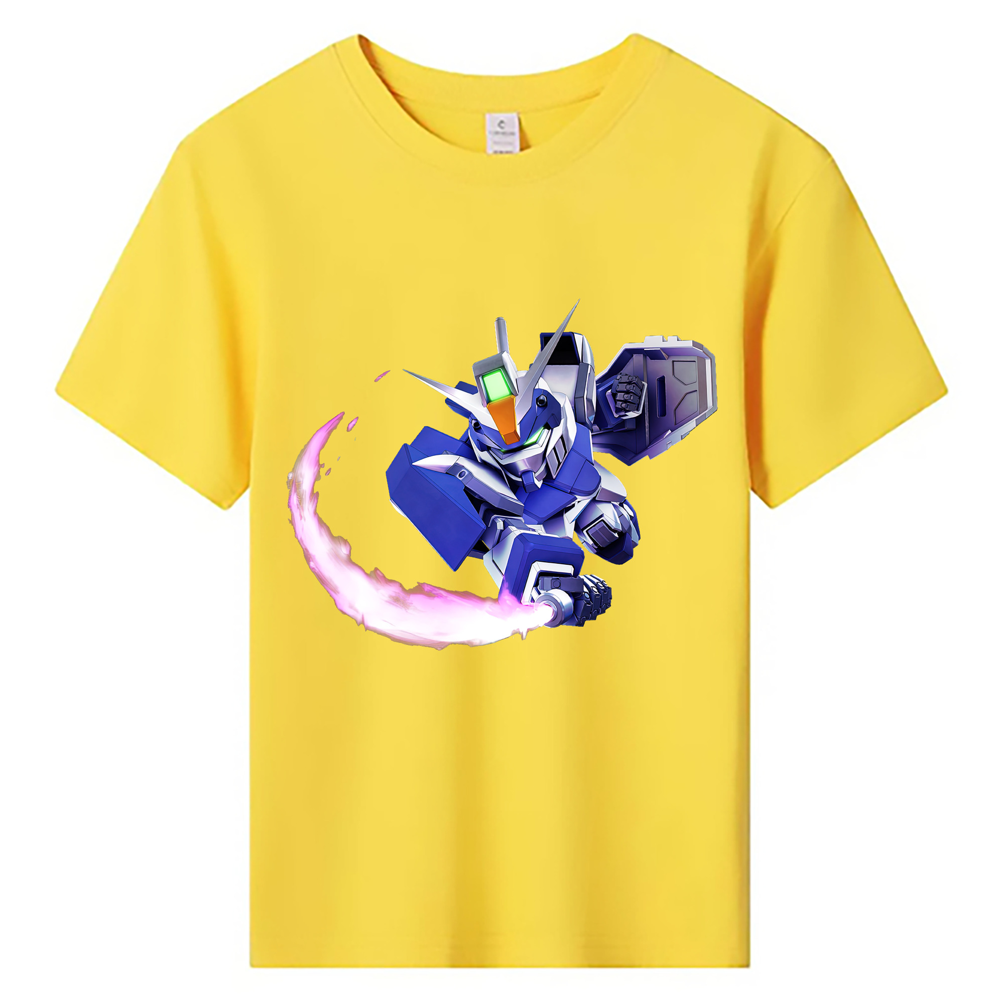 （画像用） 機動戦士ガンダム Mobile Suit Gundam 綿100％キッズTシャツ（フロントプリント）
