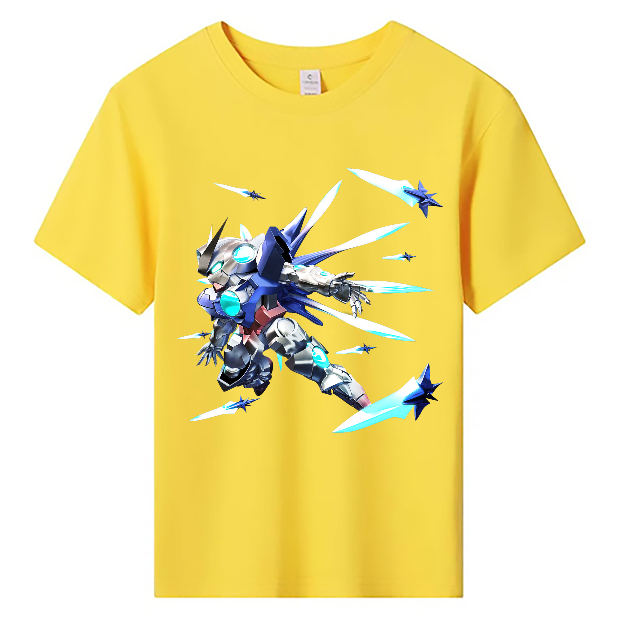 （画像用） 機動戦士ガンダム Mobile Suit Gundam 綿100％キッズTシャツ（フロントプリント）