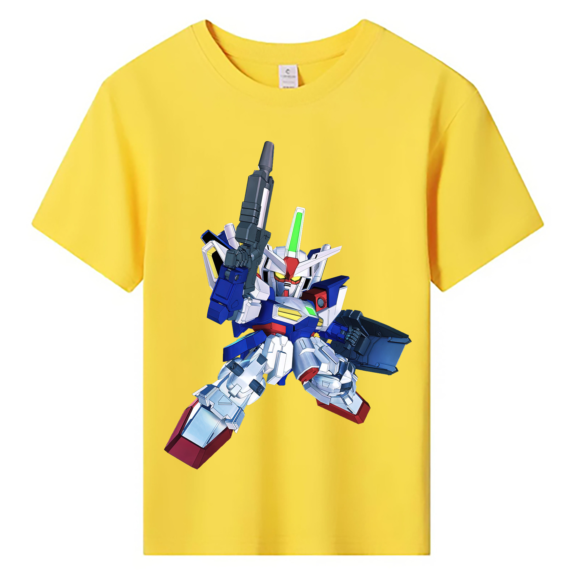 （画像用） 機動戦士ガンダム Mobile Suit Gundam 綿100％キッズTシャツ（フロントプリント）
