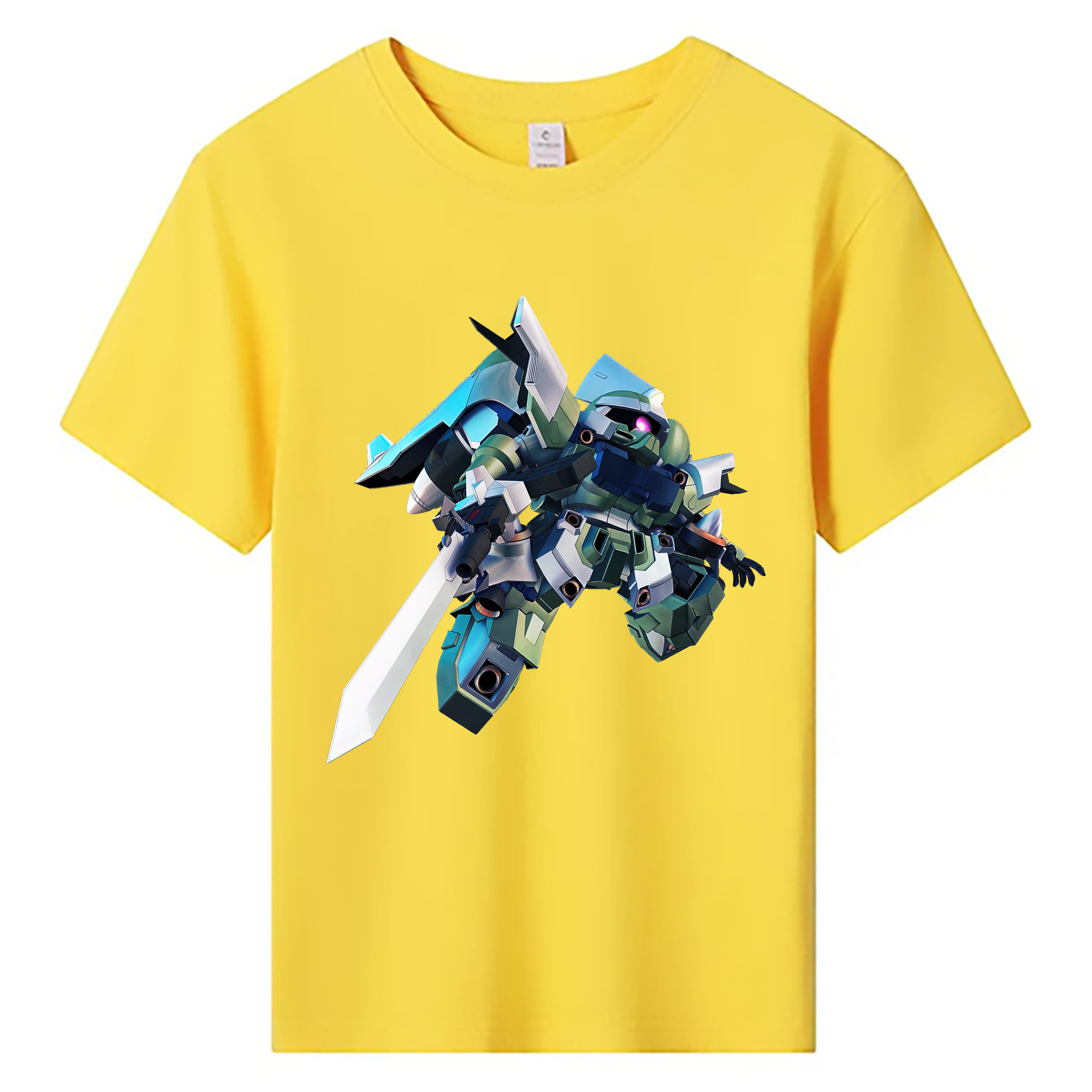 （画像用） 機動戦士ガンダム Mobile Suit Gundam 綿100％キッズTシャツ（フロントプリント）