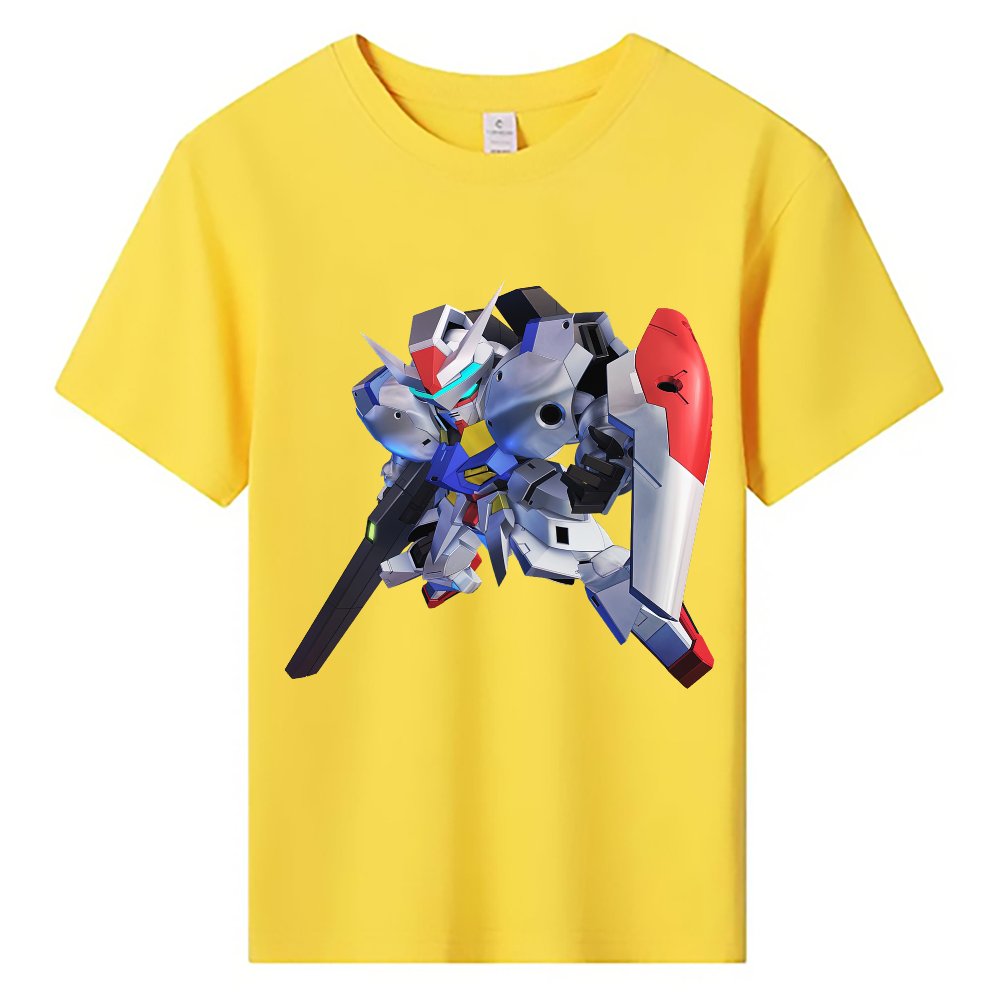 （画像用） 機動戦士ガンダム Mobile Suit Gundam 綿100％キッズTシャツ（フロントプリント）