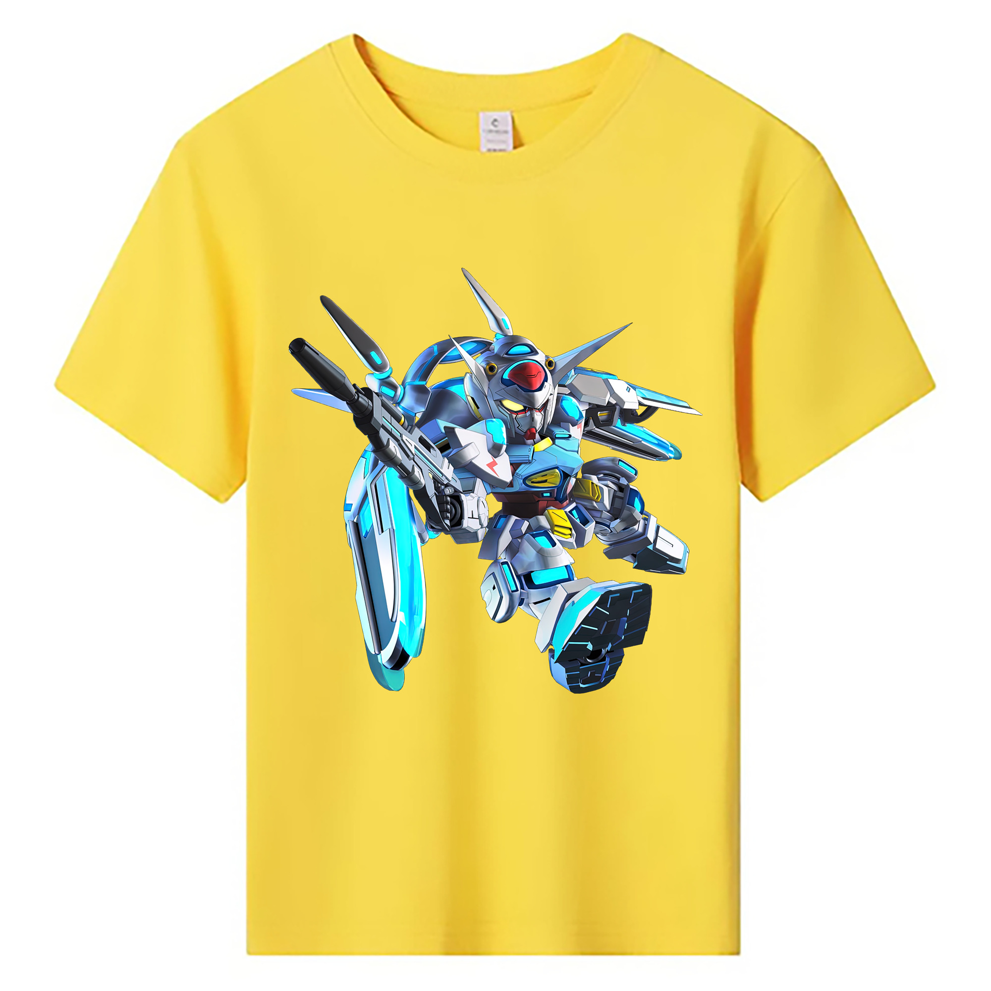 （画像用） 機動戦士ガンダム Mobile Suit Gundam 綿100％キッズTシャツ（フロントプリント）