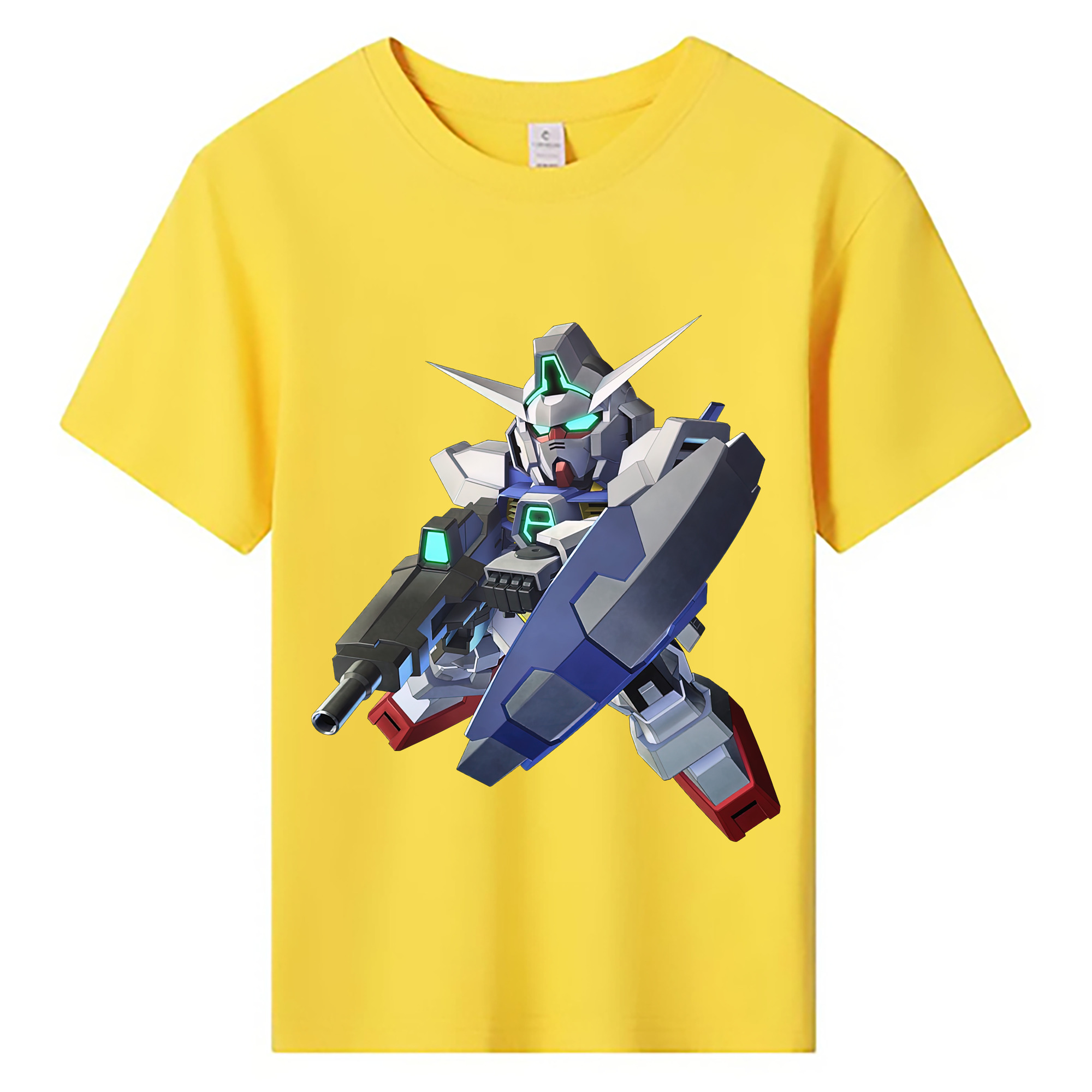 （画像用） 機動戦士ガンダム Mobile Suit Gundam 綿100％キッズTシャツ（フロントプリント）