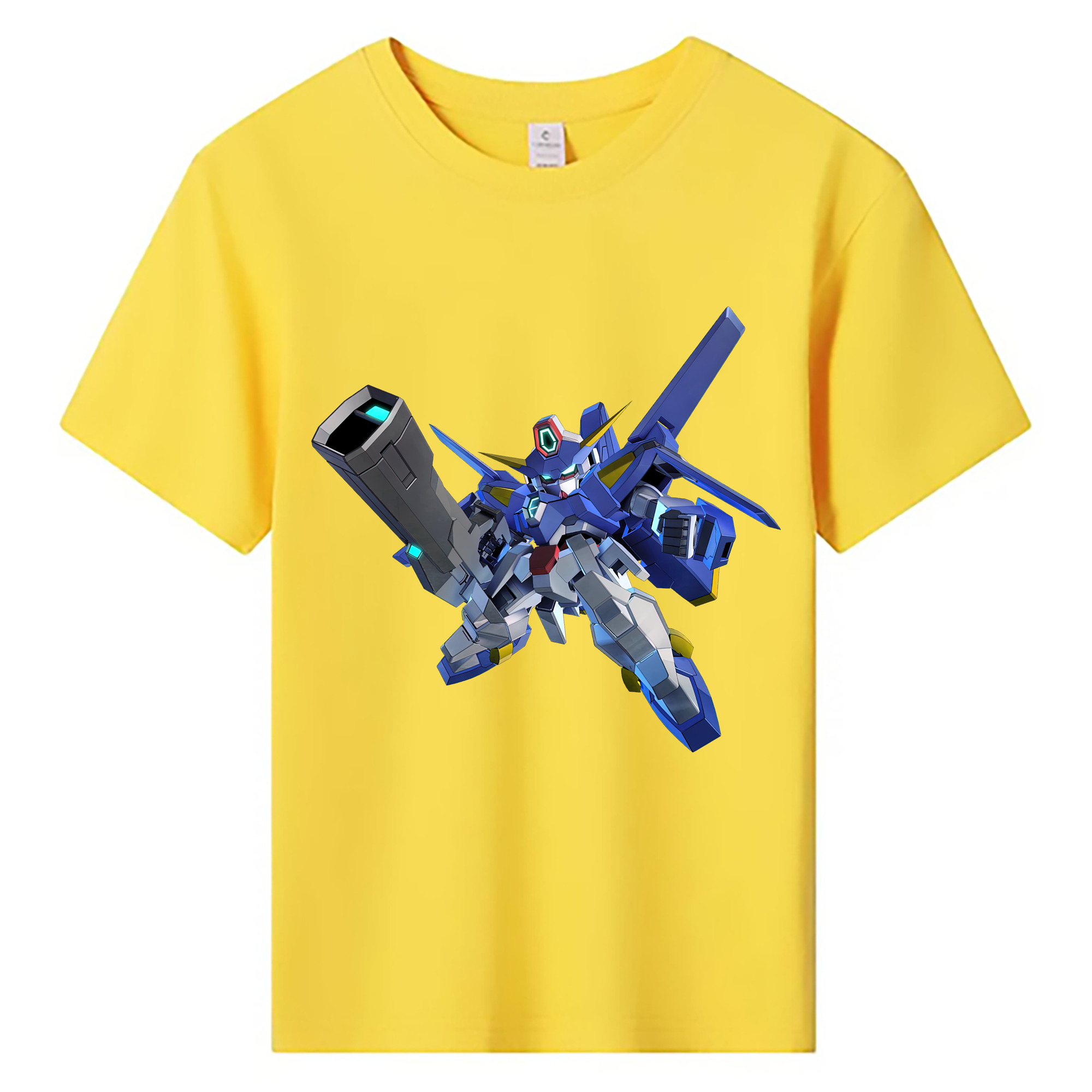 （画像用） 機動戦士ガンダム Mobile Suit Gundam 綿100％キッズTシャツ（フロントプリント）