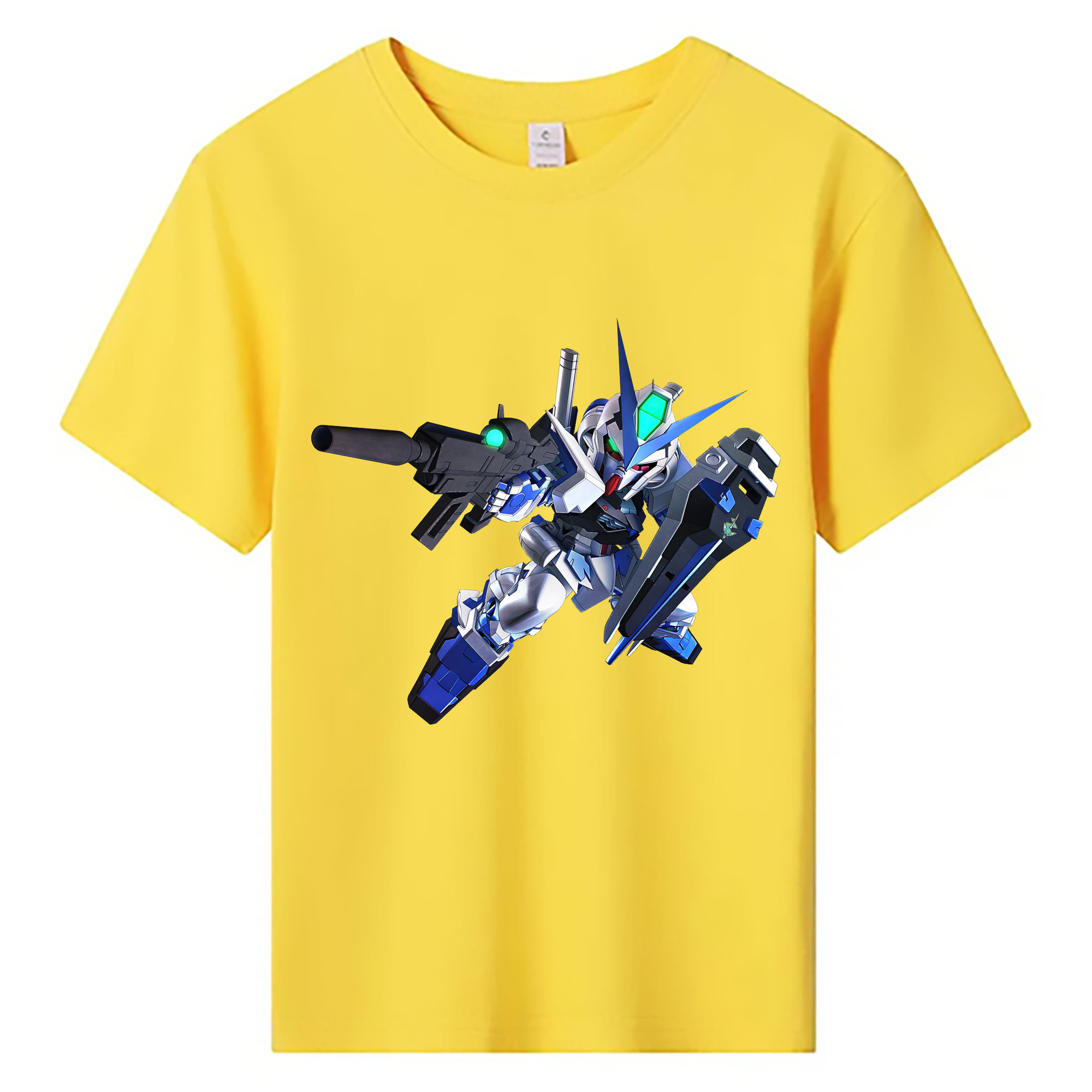 （画像用） 機動戦士ガンダム Mobile Suit Gundam 綿100％キッズTシャツ（フロントプリント）