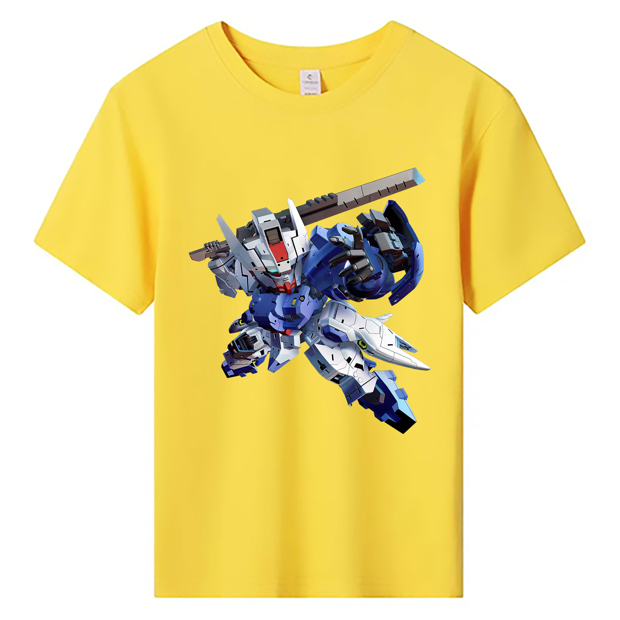 （画像用） 機動戦士ガンダム Mobile Suit Gundam 綿100％キッズTシャツ（フロントプリント）