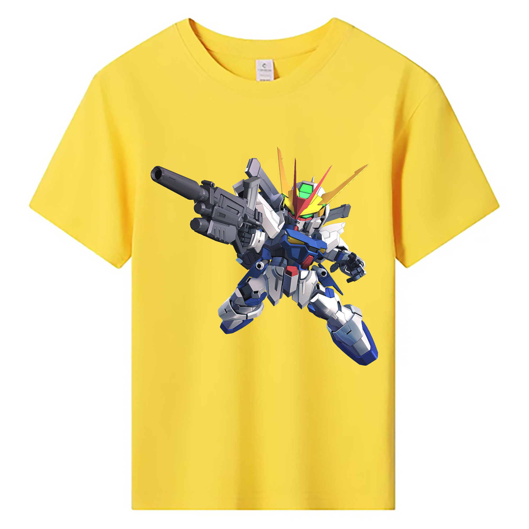 （画像用） 機動戦士ガンダム Mobile Suit Gundam 綿100％キッズTシャツ（フロントプリント）