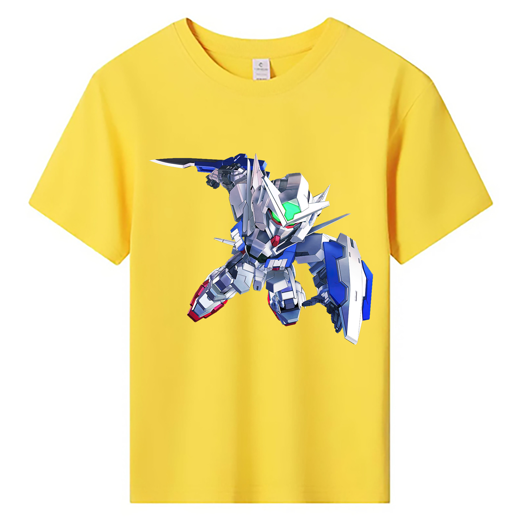 （画像用） 機動戦士ガンダム Mobile Suit Gundam 綿100％キッズTシャツ（フロントプリント）
