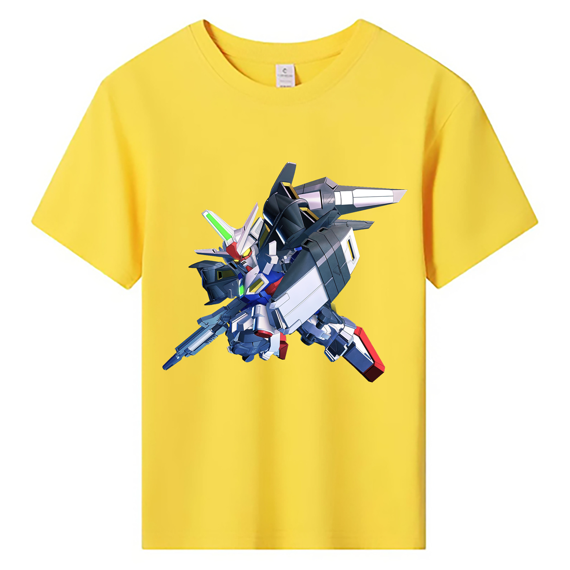 （画像用） 機動戦士ガンダム Mobile Suit Gundam 綿100％キッズTシャツ（フロントプリント）