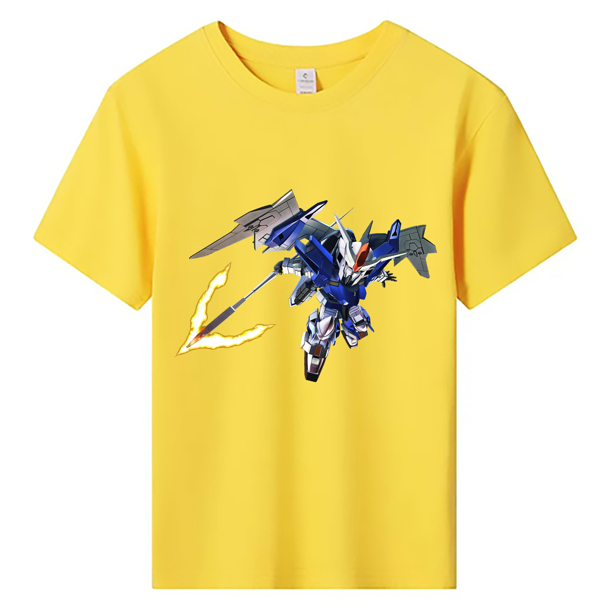 （画像用） 機動戦士ガンダム Mobile Suit Gundam 綿100％キッズTシャツ（フロントプリント）