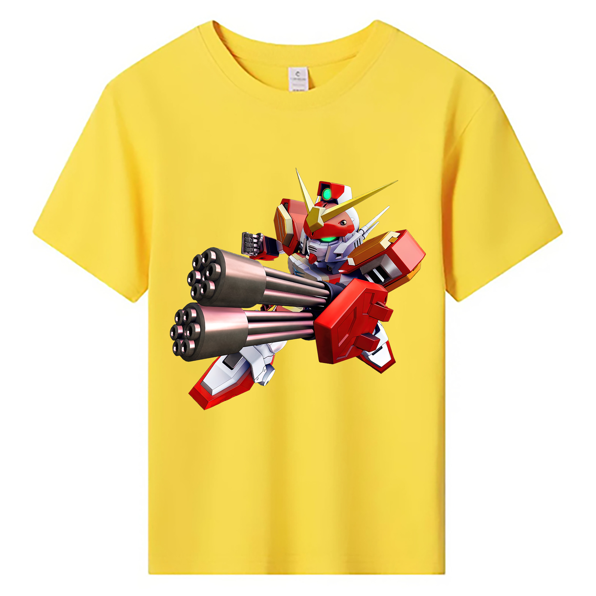 （画像用） 機動戦士ガンダム Mobile Suit Gundam 綿100％キッズTシャツ（フロントプリント）