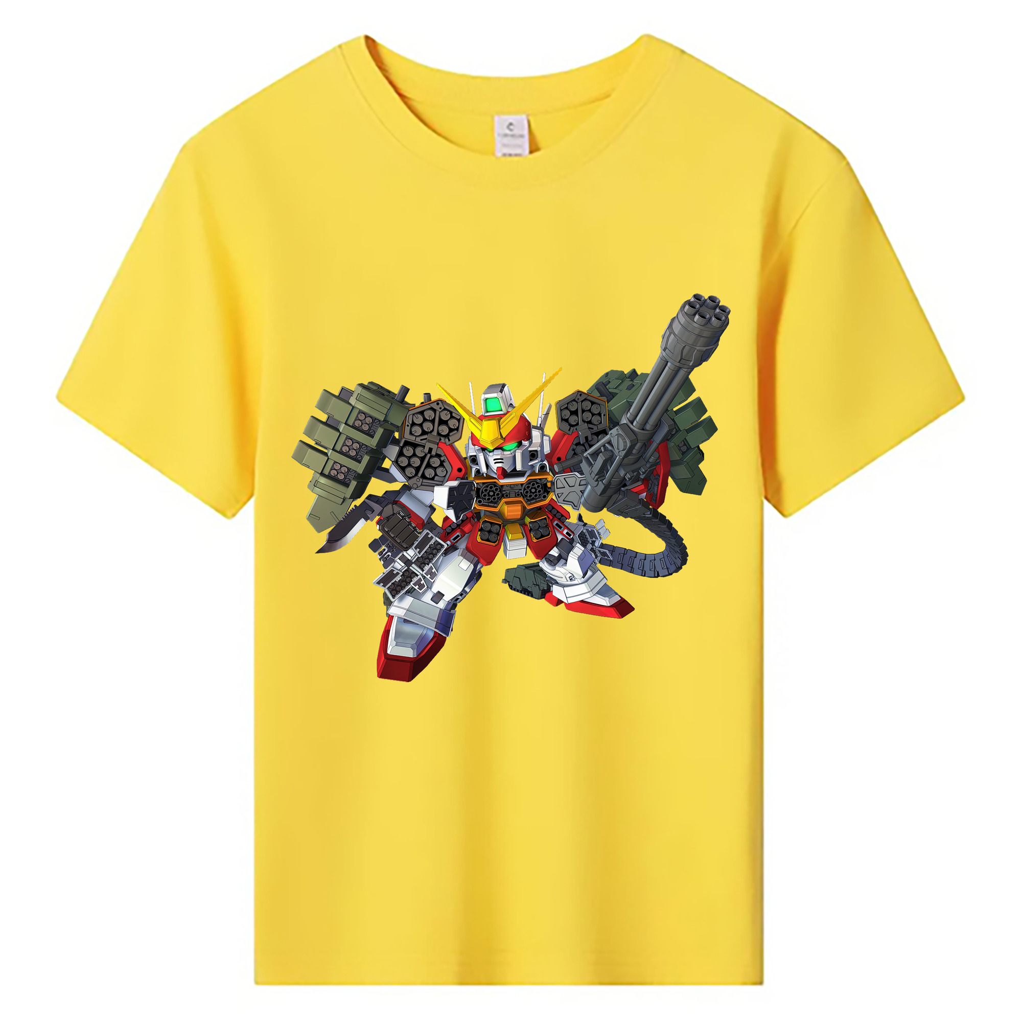 （画像用） 機動戦士ガンダム Mobile Suit Gundam 綿100％キッズTシャツ（フロントプリント）